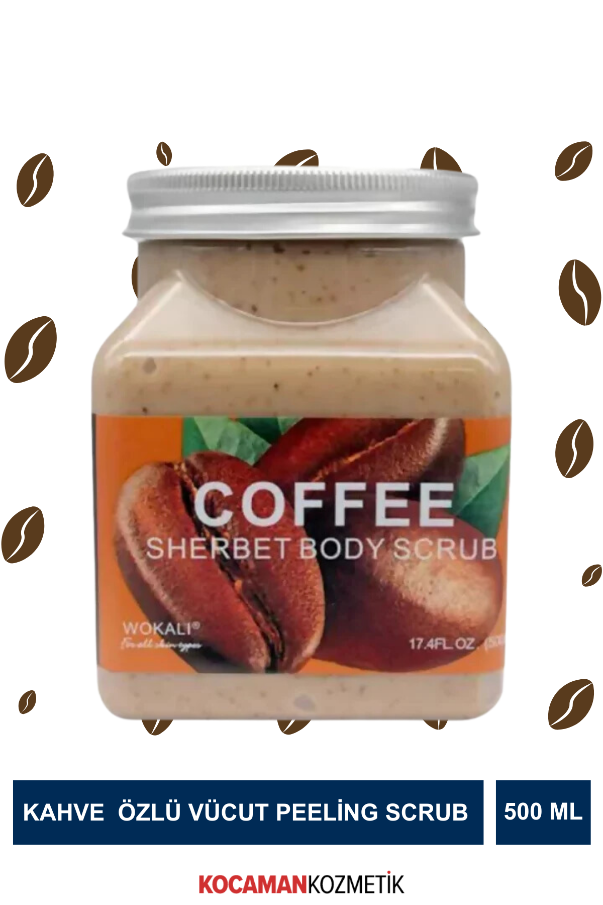 WOKALİ SCRUB 500 ML COFFE 603Nano Absolute