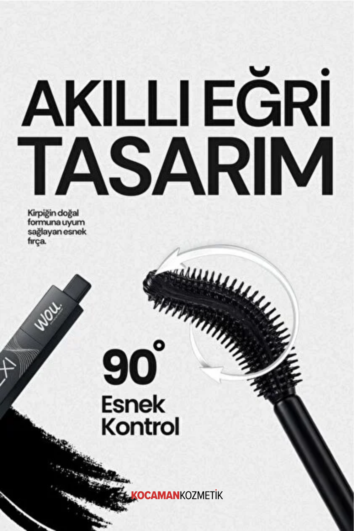 Wou Maskara Black Pro Esnek FırçaWou