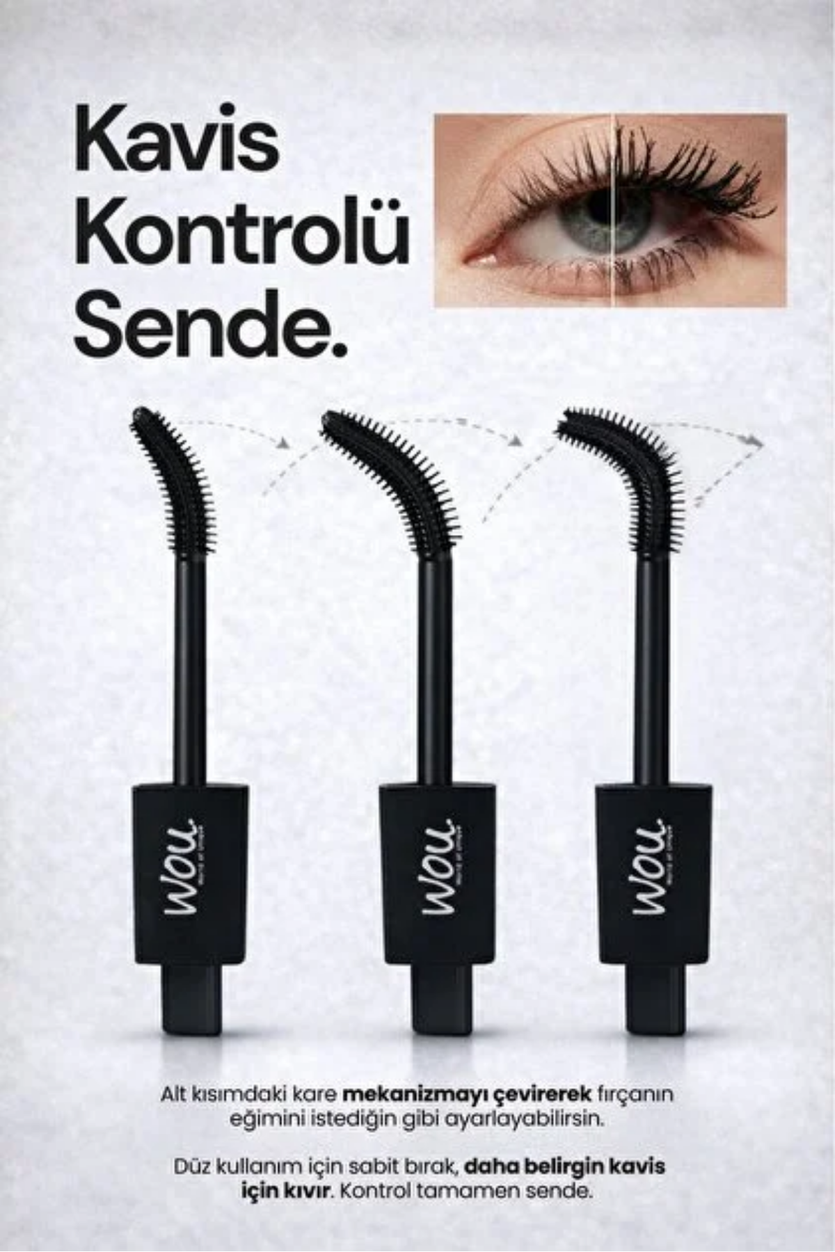 Wou Maskara Black Pro Esnek FırçaWou