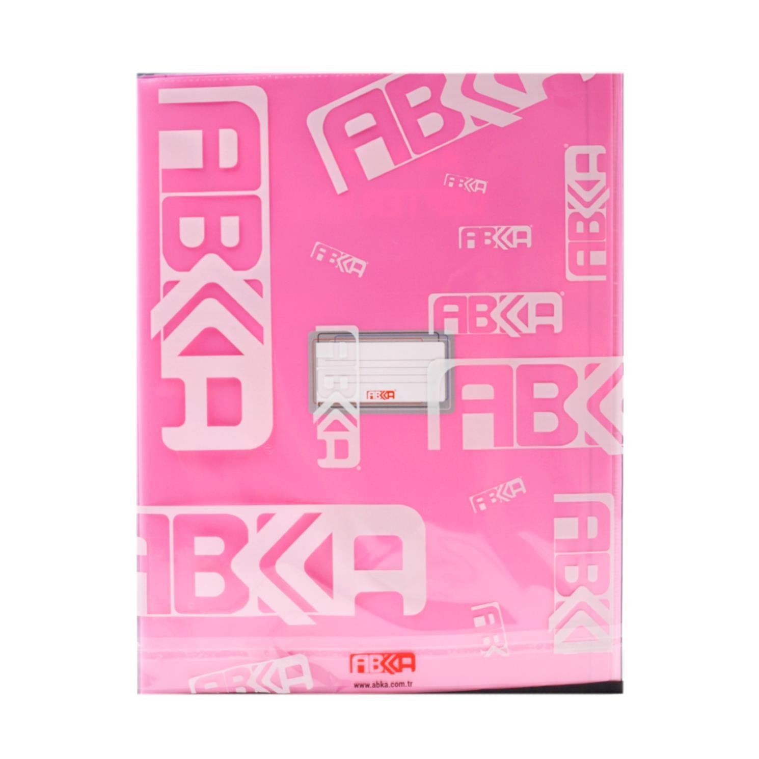 AbkaAbka A4 Hazır Defter Kabı 5 Li Pembe
