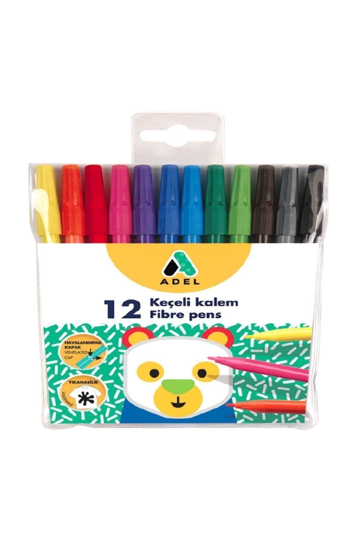 ADELAdel Keçeli Kalem 12 Renk ( 3001)