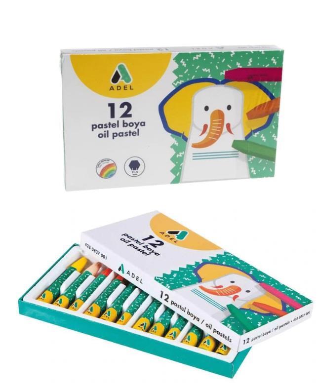 ADELAdel Pastel Boya Karton Kutu 12 Renk