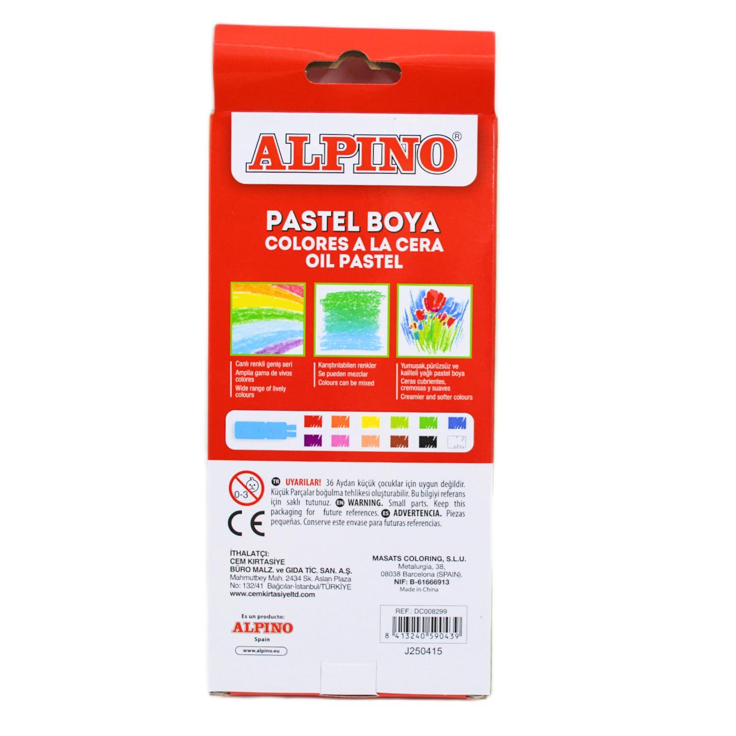 AlpinoAlpino Karton Kutu Pastel Boya 12 Renk (DC008299)
