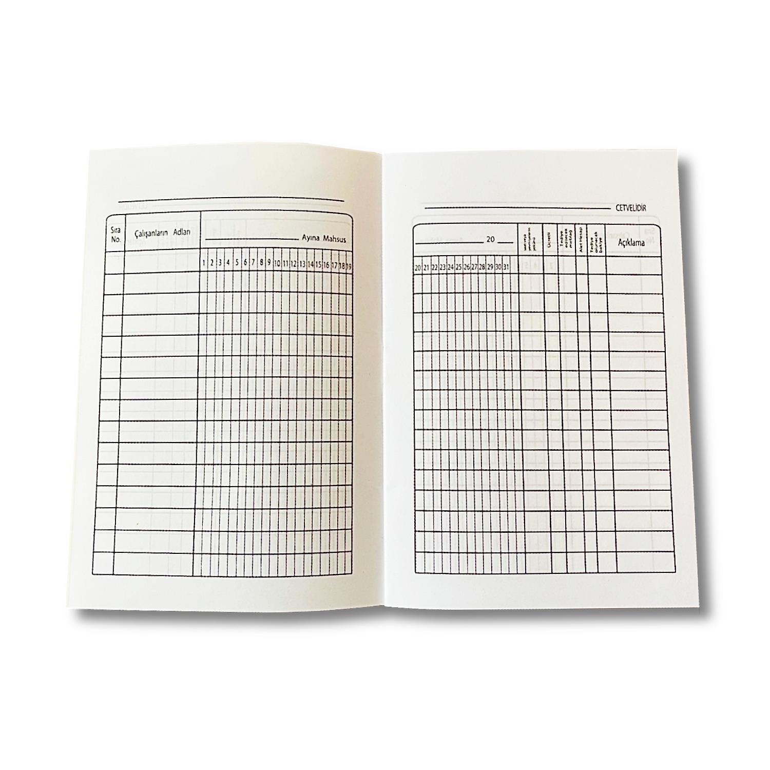 AltınyıldızAltınyıldız A7 Küçük Boy Puantaj Defteri (PD-224) 1 Adet