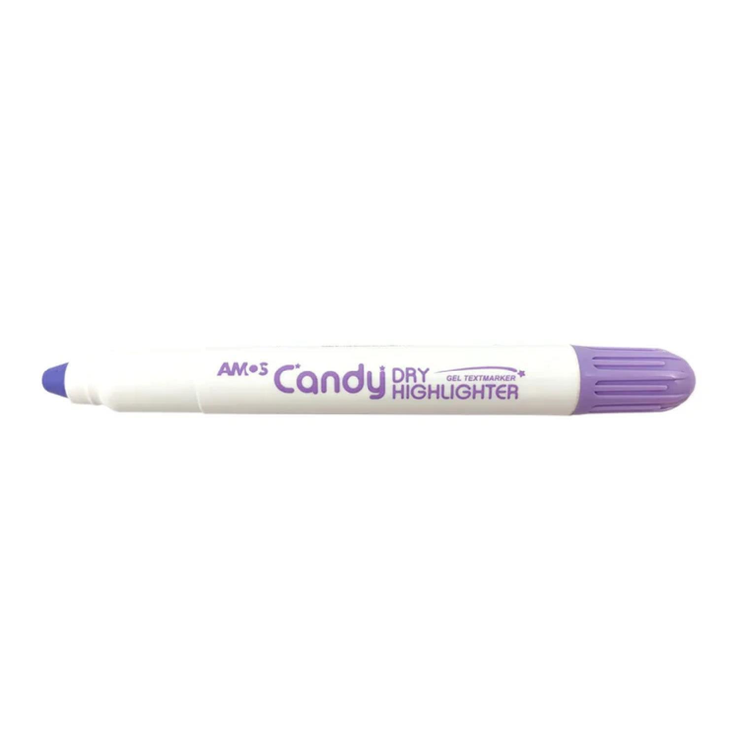 AmosAmos Candy Dry Çevir Aç Jel Fosforlu Kalem Pastel 