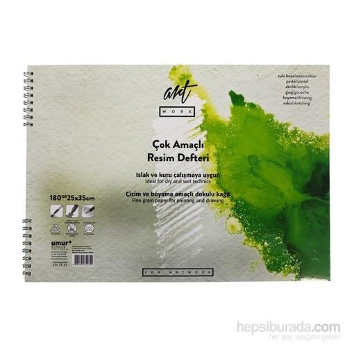 ArtworkArtwork 180 Gr Resim Blok 25X35 15 Yaprak(ART-180RD-2535)