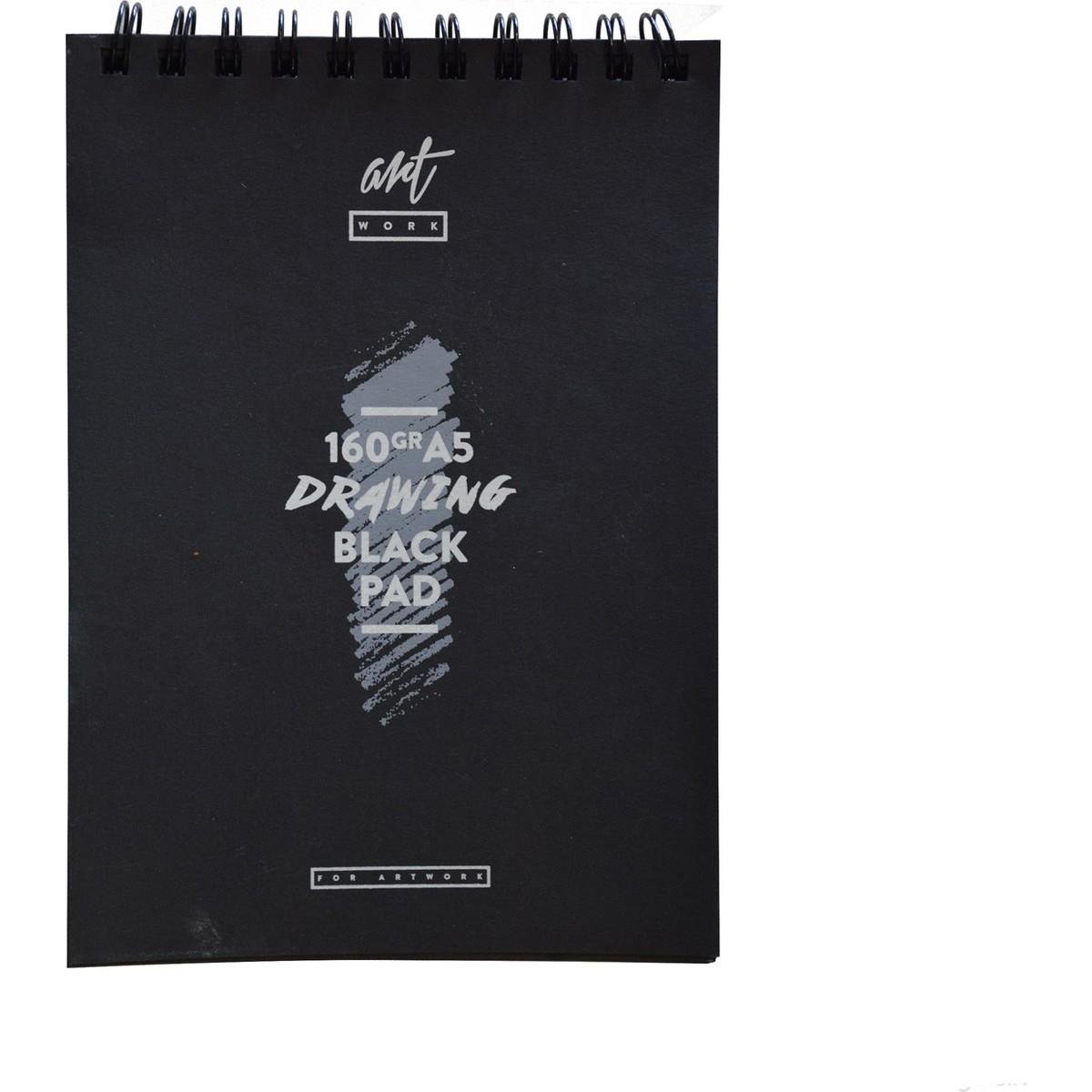 ArtworkArtwork A5 50 Yaprak Siyah Çizim Blok 160 gr