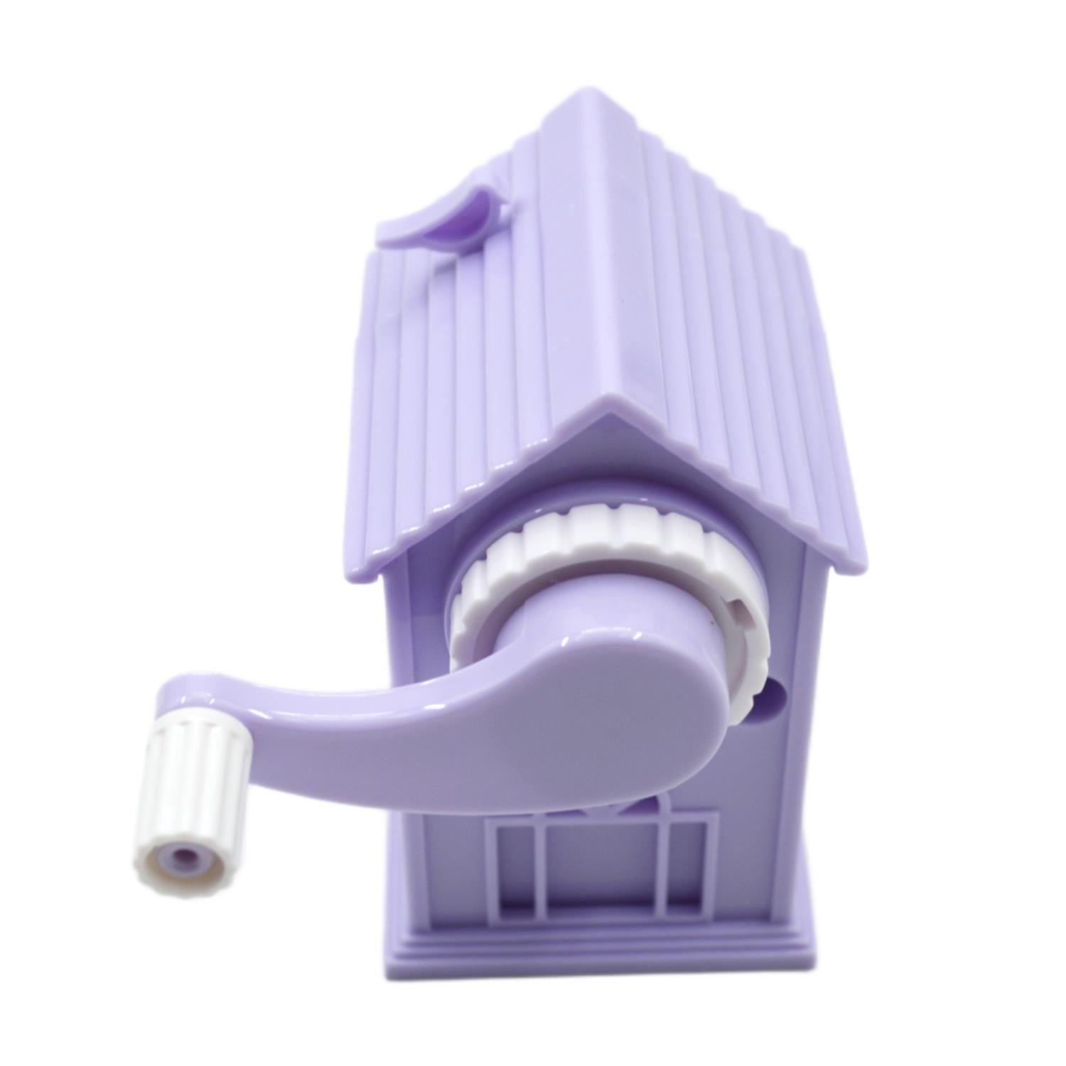 BAFİXBafix Dream Cabin Ev Şekilli Masaüstü Kollu Kalemtıraş Mor Panda 9605