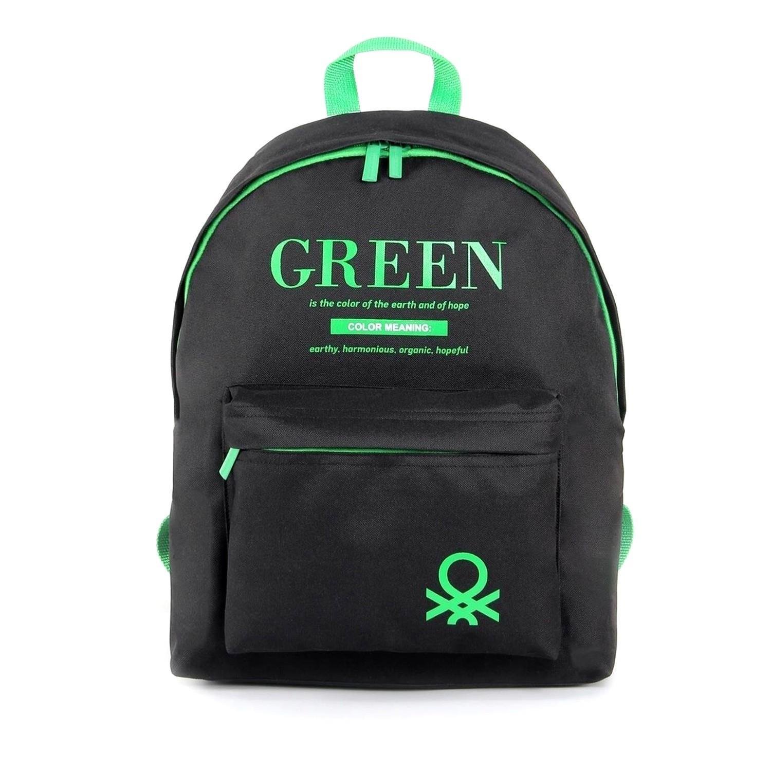 BenettonBenetton Laptop Bölmeli Okul Sırt Çantası 2 Bölmeli Siyah 03805