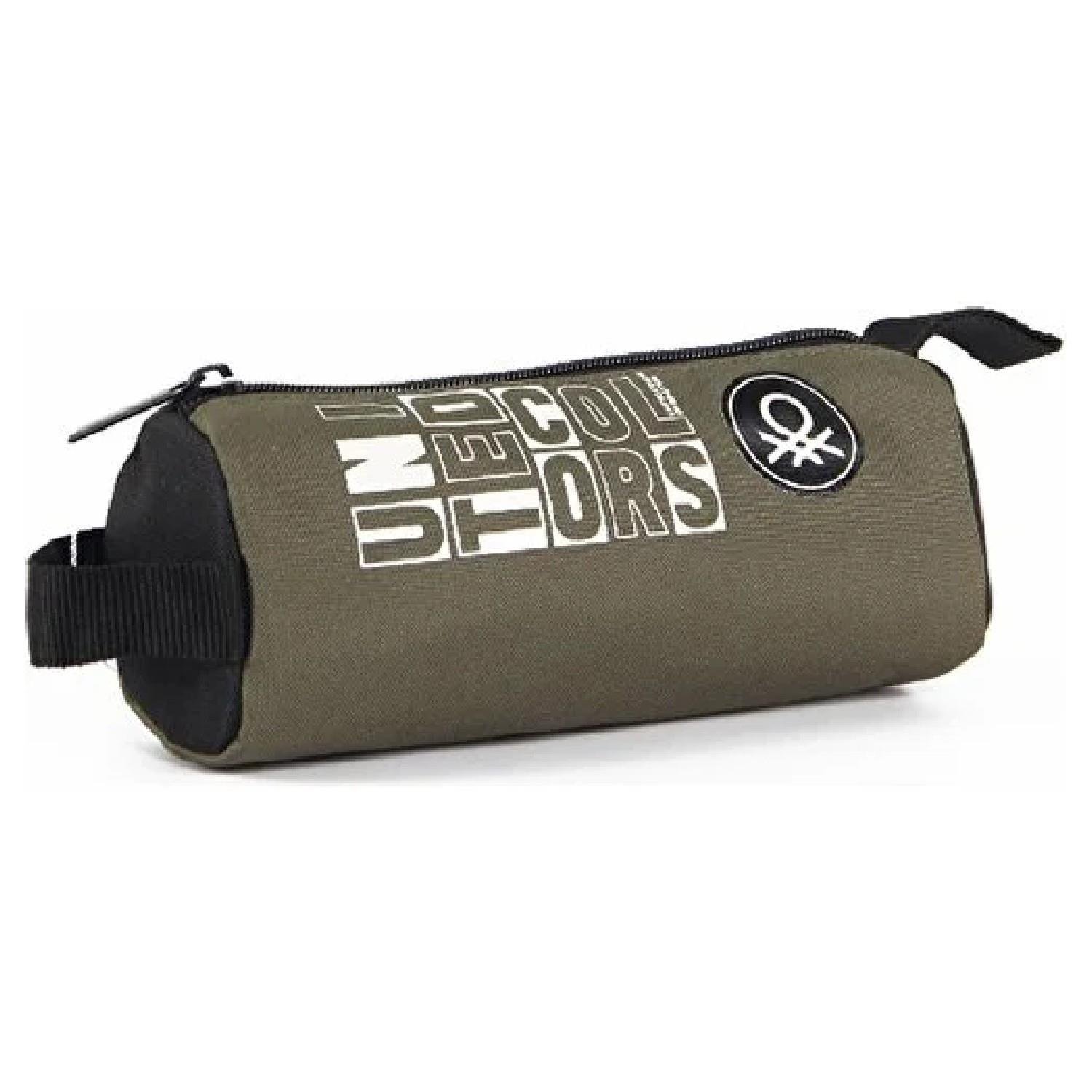 BenettonBenetton Tek Bölmeli Silindir Kalemlik Haki 04294