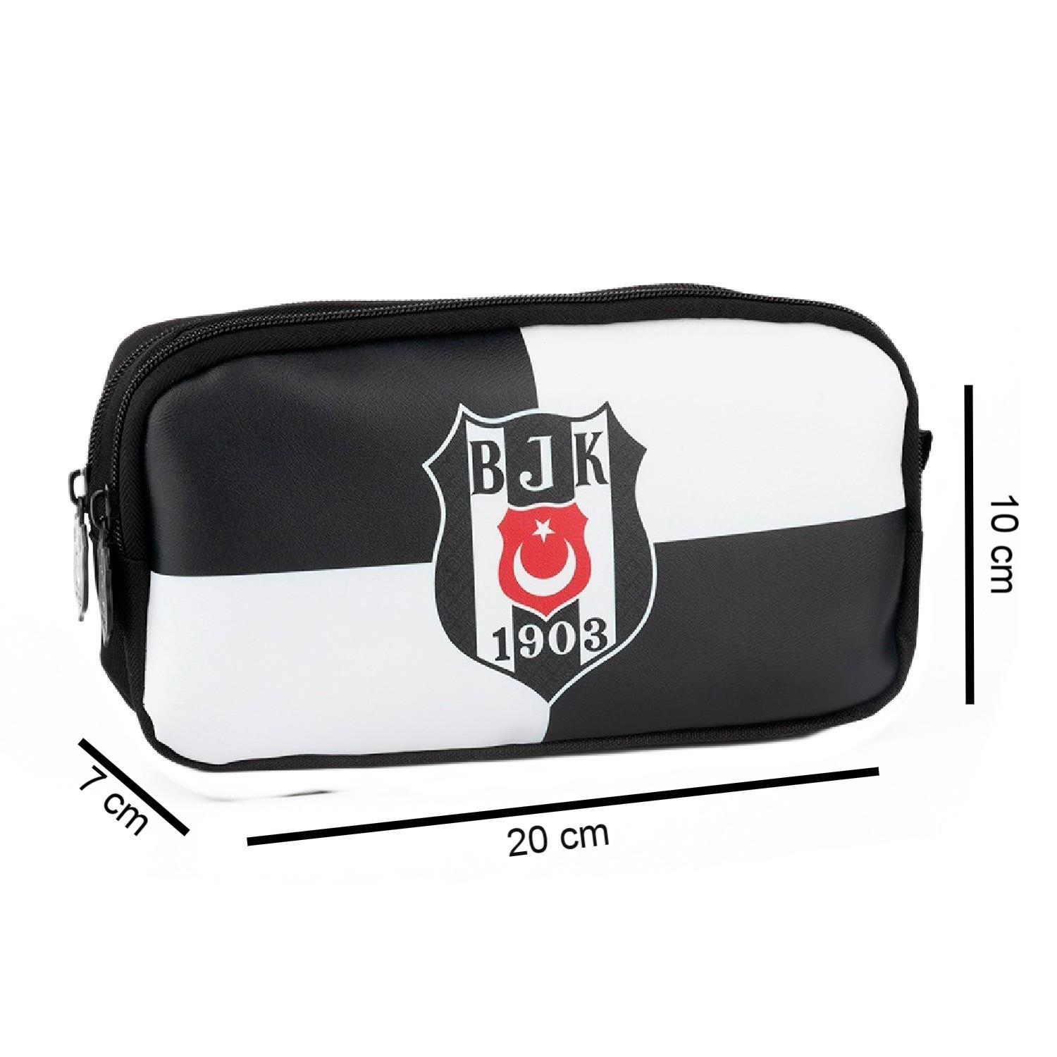 BeşiktaşBeşiktaş 2 Bölmeli 1903 Logo Baskılı Suni Deri Kalemlik (25363)