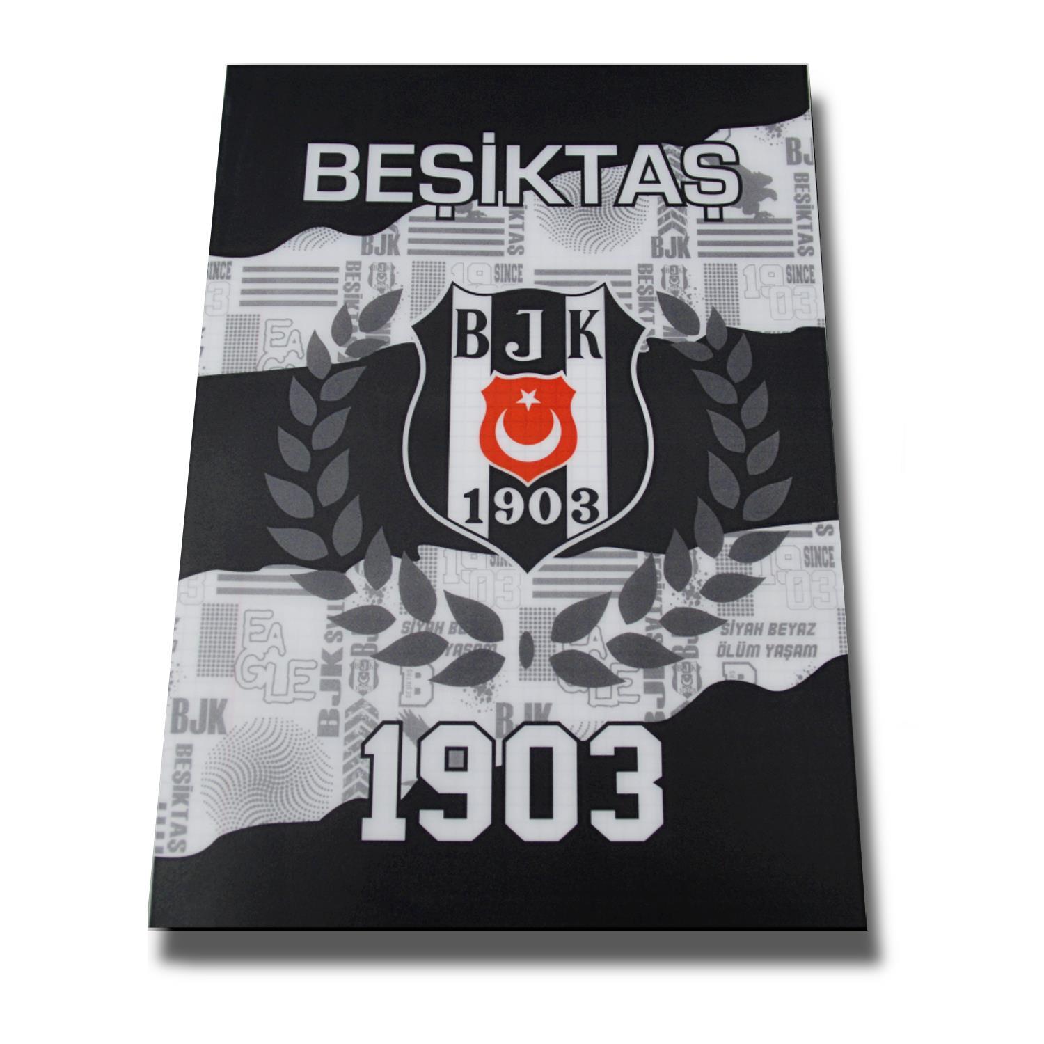 TimonBeşiktaş A4 60 Yaprak Plastik Kapak Dikişli Defter Kareli (463616)