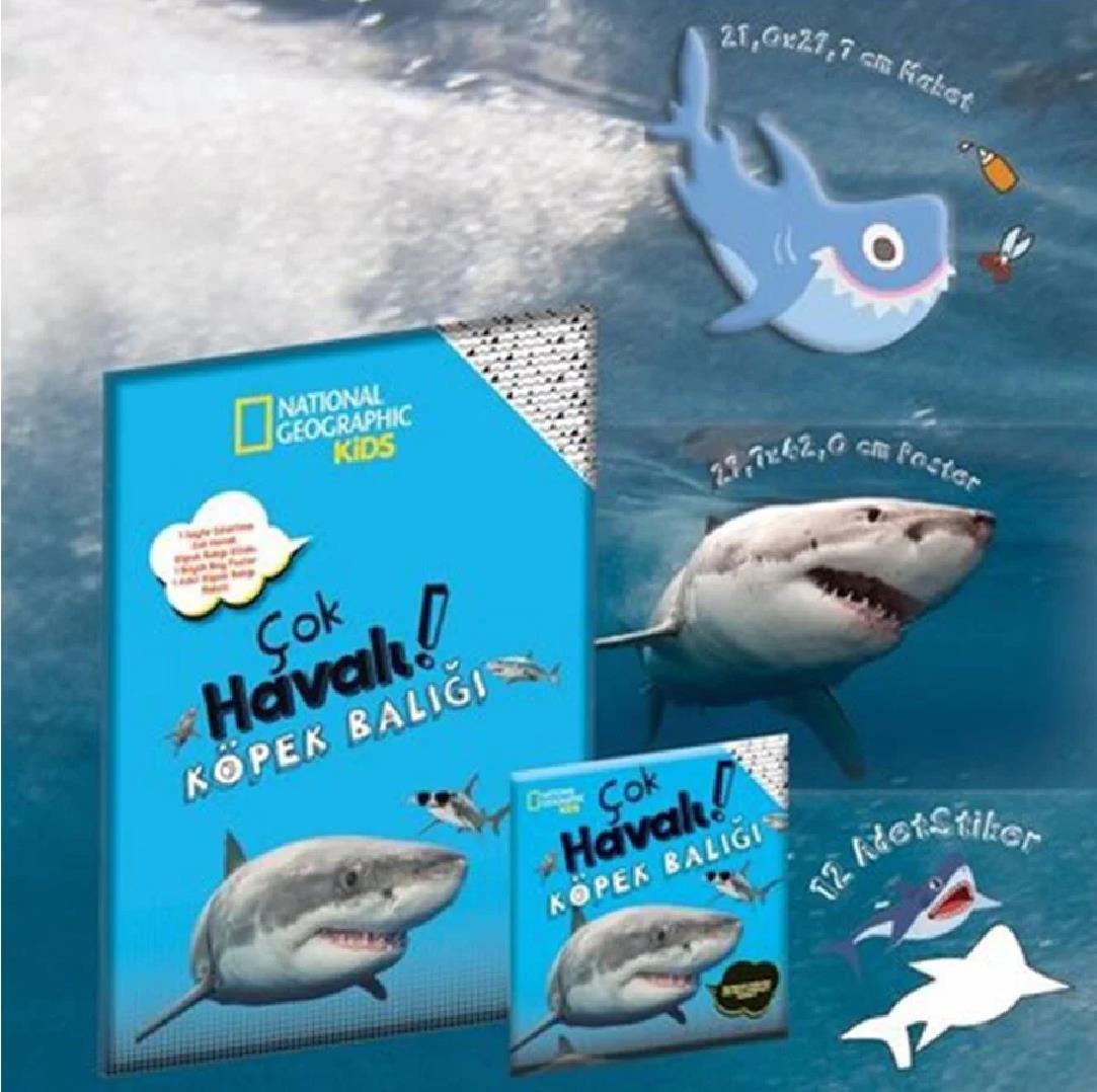 Beta KidsBeta Kitap National Geographic Kids Çok Havalı Köpek Balığı KTP