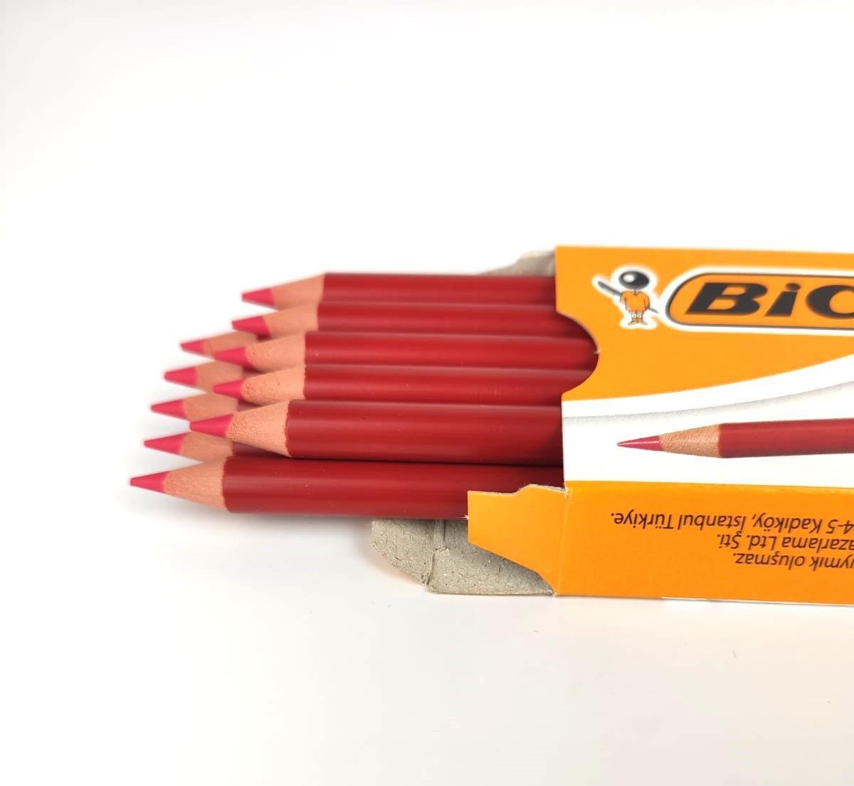 BicBic Evolution Kırmızı Kopya Kalemi 12 Li Kutu