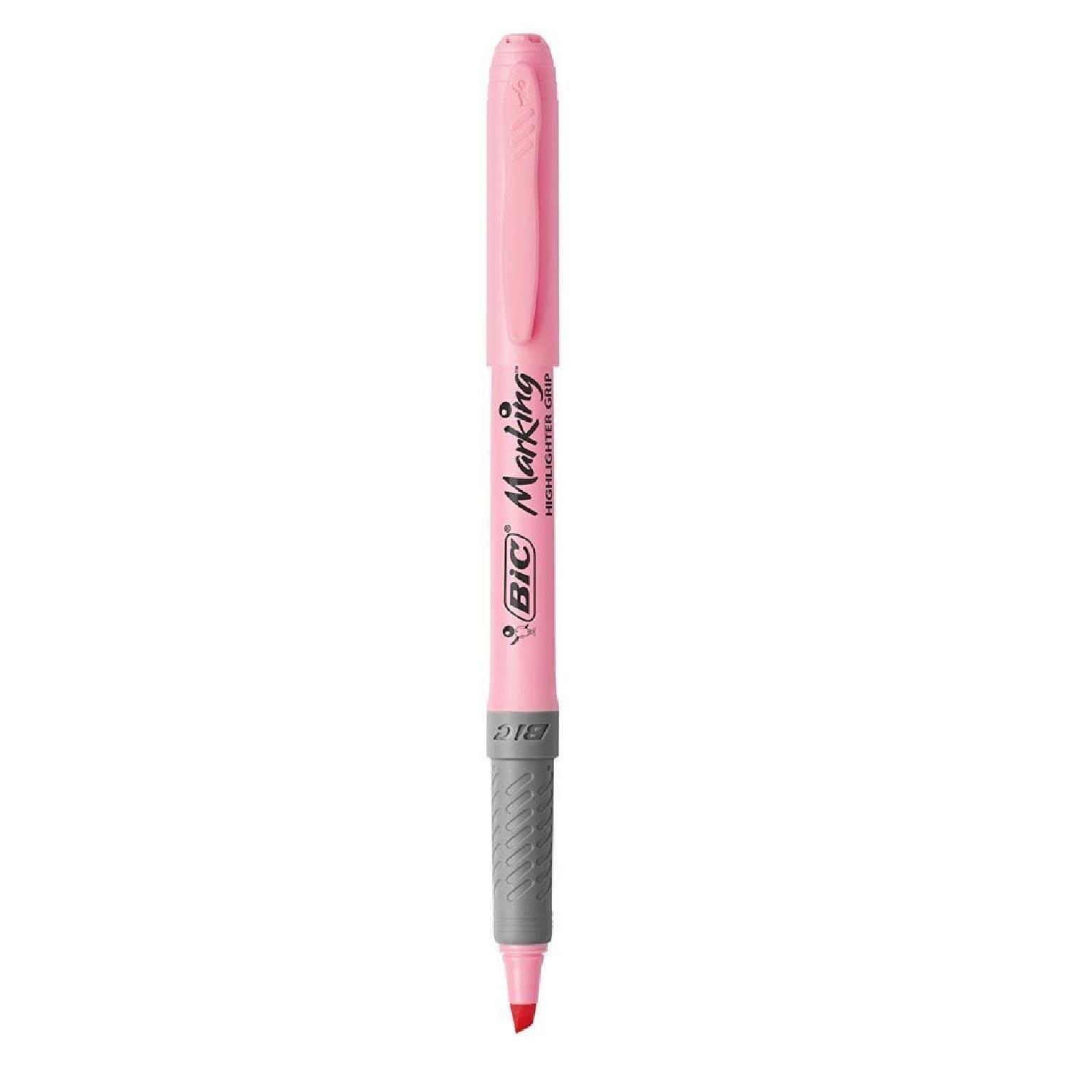 BicBic Highlighter Grip Kalem Tipi Pastel Fosforlu Kalem 6 Renk Blister
