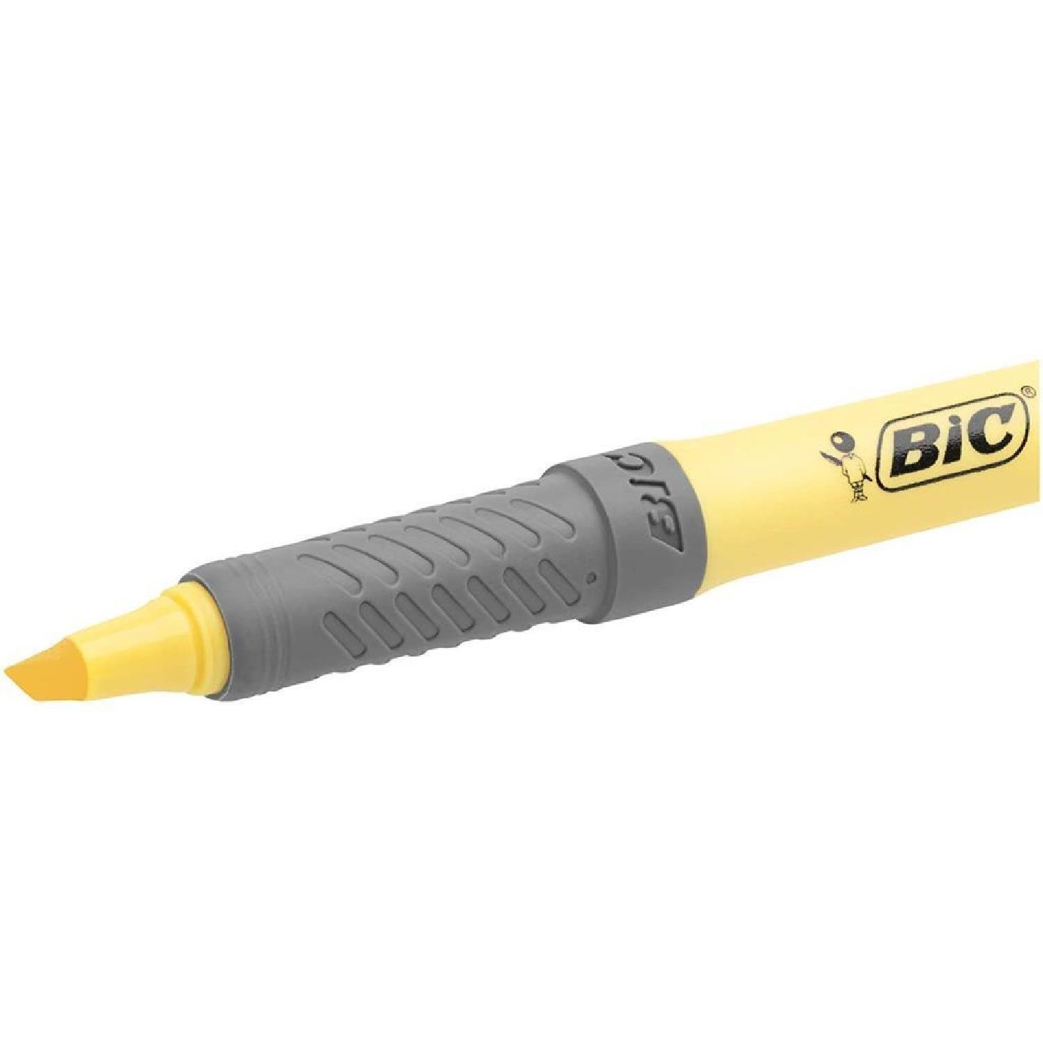 BicBic Highlighter Grip Kalem Tipi Pastel Fosforlu Kalem 6 Renk Blister