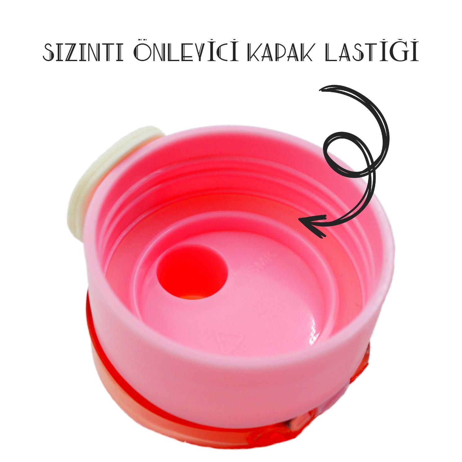 BottleBossBottleBoss Classical Kilitli Taşıma Askılı Çocuk Matarası 400 Ml Pembe
