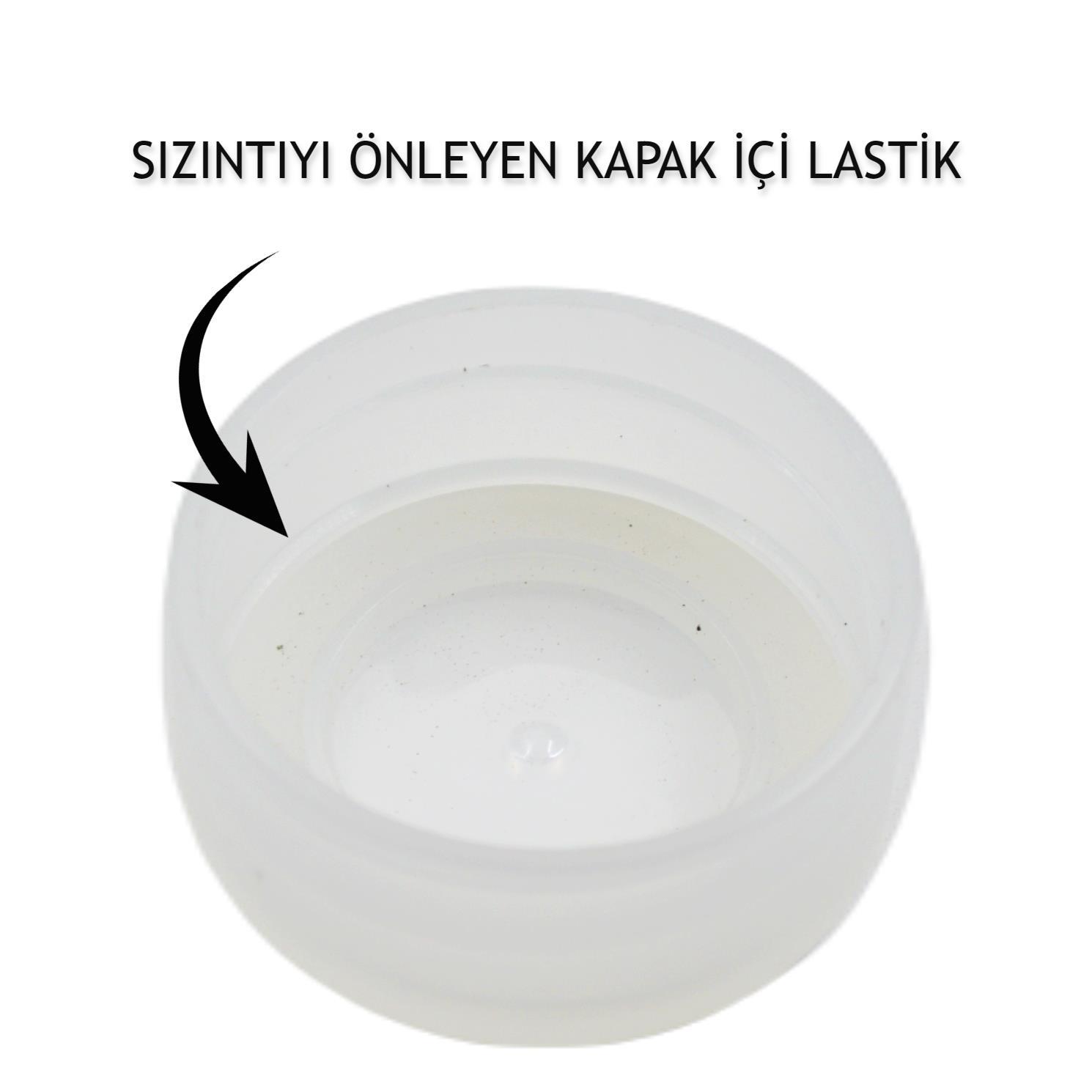 BottleBossBottleBoss Renkli Bardaklı Desenli Sızdırmaz Kapaklı Su Şişesi Matara 600 Ml Pembe