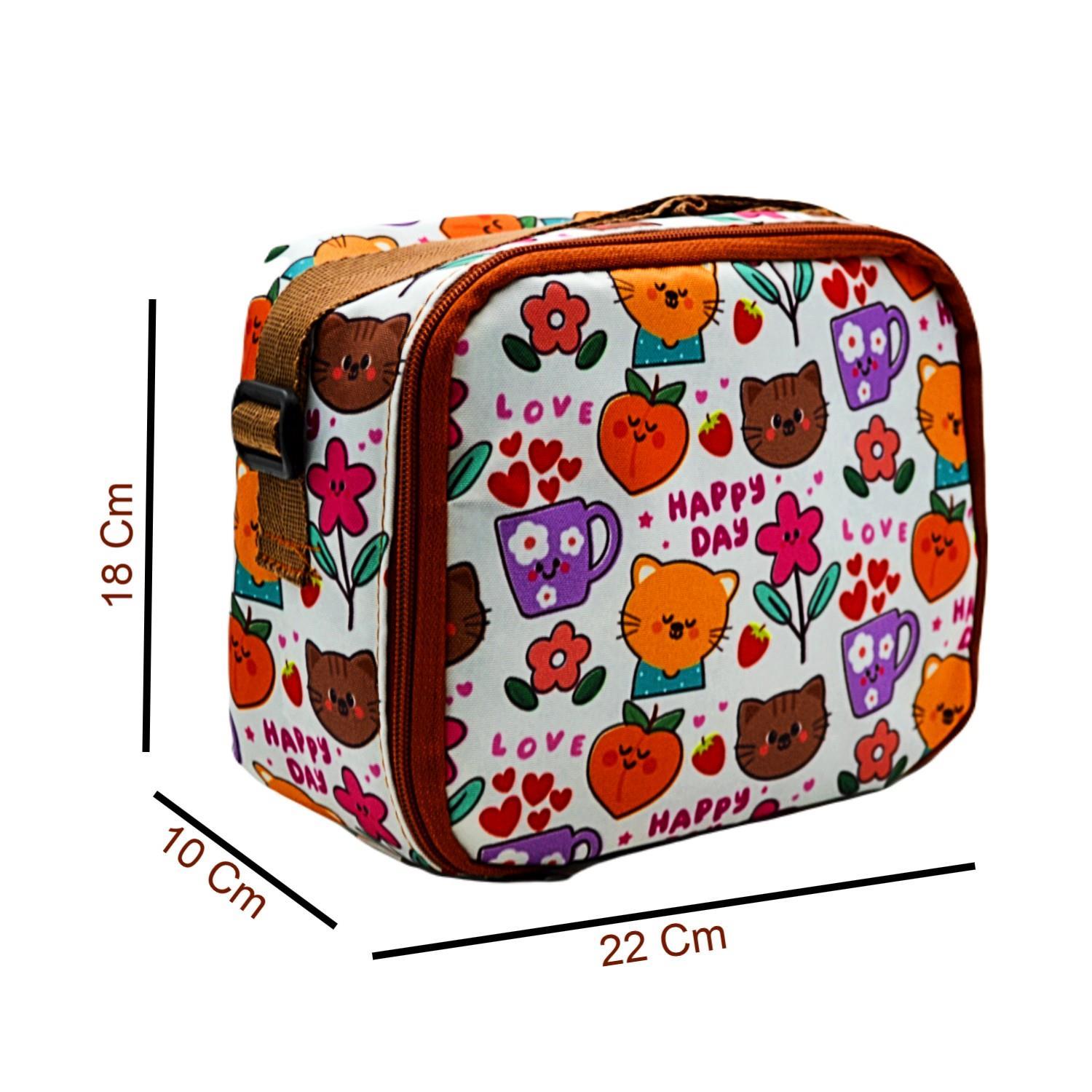 BronsBrons Baskılı Termoslu Beslenme Çantası (BR-3263) Renk Seçenekli