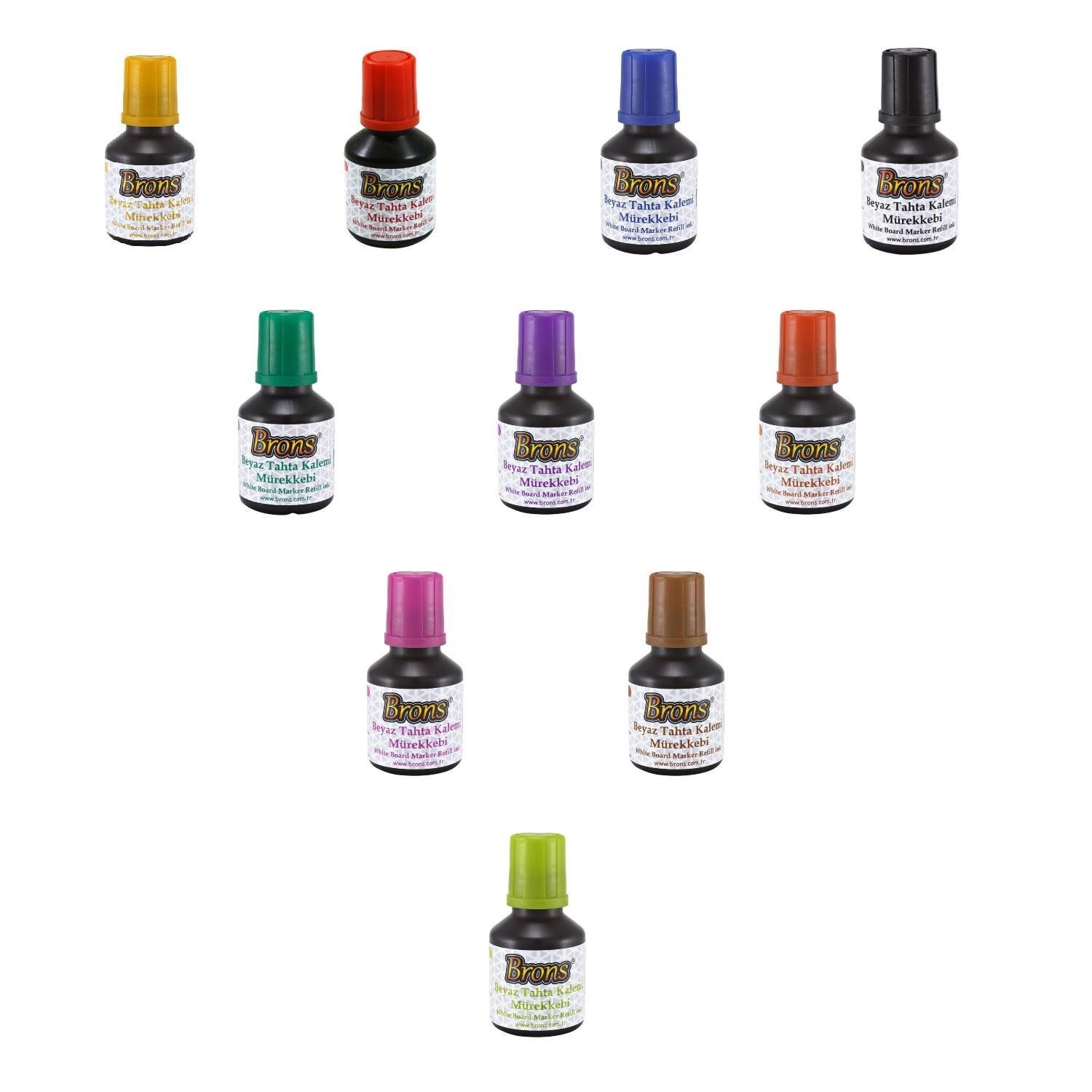 BronsBrons Beyaz Tahta Kalemi Mürekkebi 30 cc