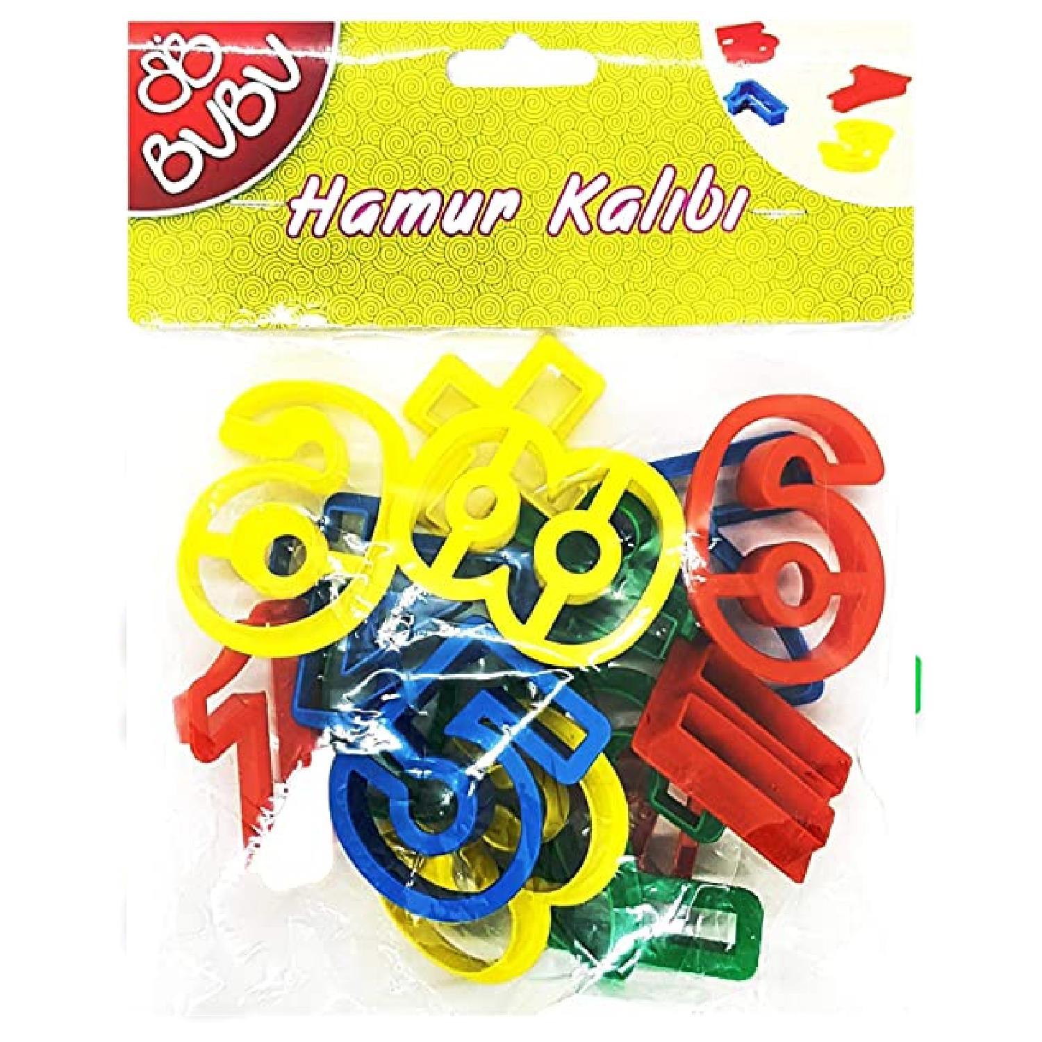 BubuBubu Oyun Hamuru Kalıbı Rakam 15 Parça (BUBU00046)