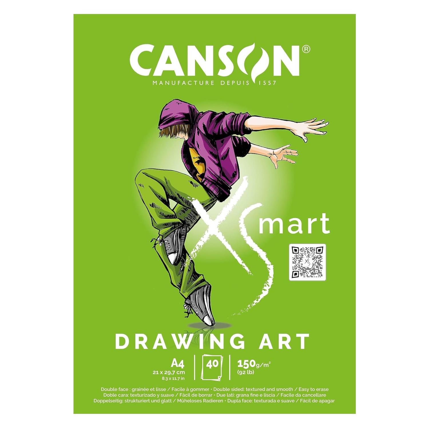CANSONCanson XSmart Drawing Art A4 40 Yaprak 150 gr Çizim Defteri (C32250P002) (FLA1)