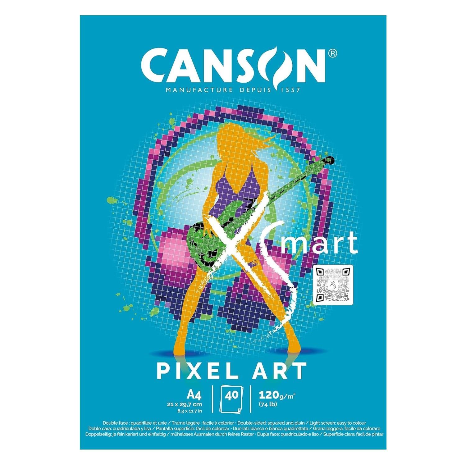 CANSONCanson XSmart Pixel Art A4 40 Yaprak 120 gr Çizim Defteri Kareli (C32250P004) (FLA1)
