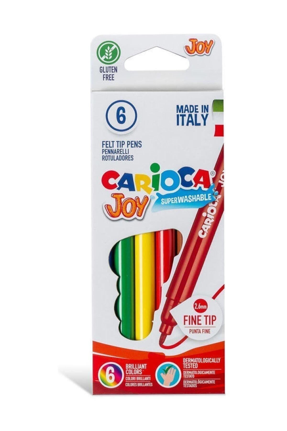 CariocaCarioca Joy Süper Yıkanabilir Keçeli Boya Kalemi 6 lı (40549)