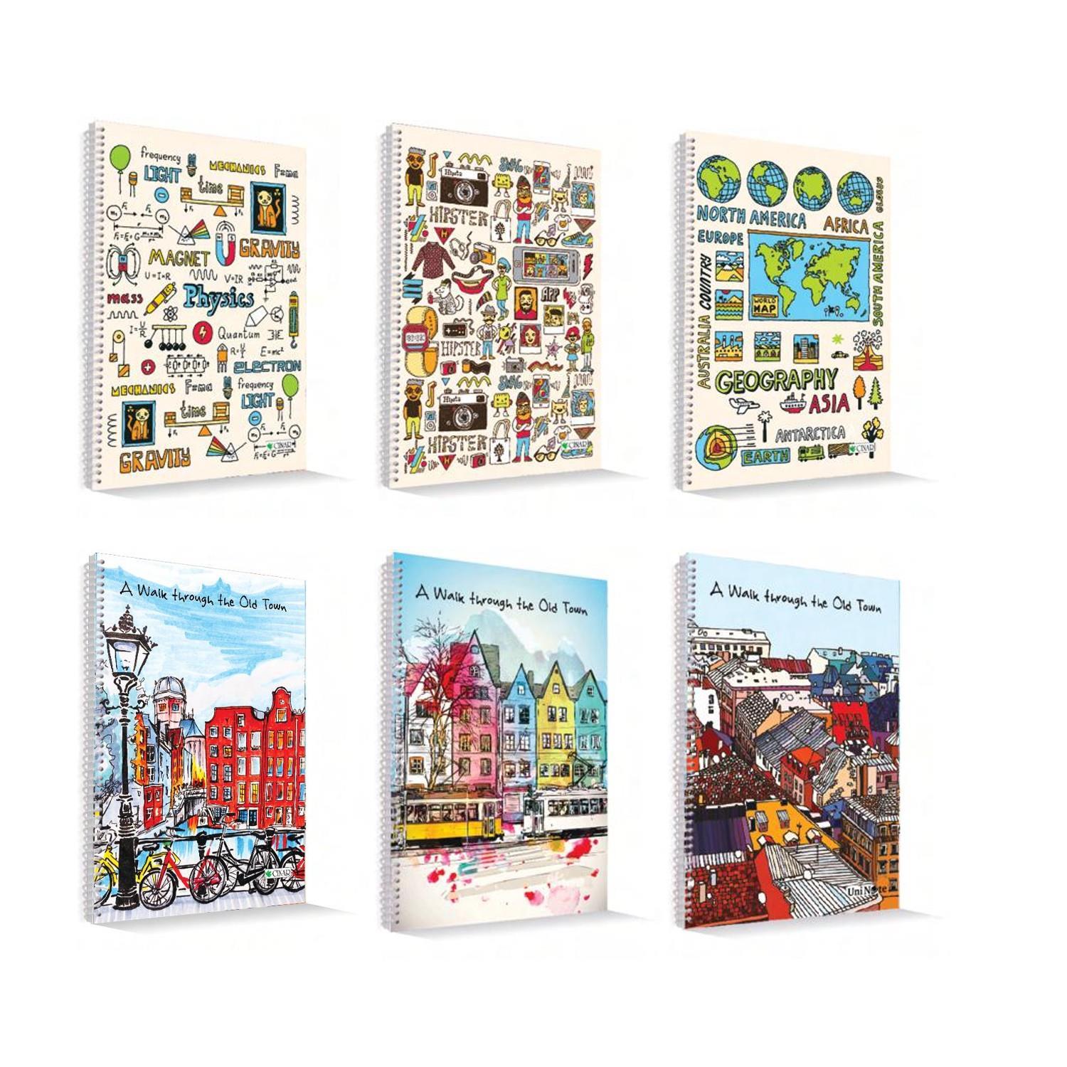 ÇınarÇınar A4 72 Yaprak Karton Kapak Spiralli Defter