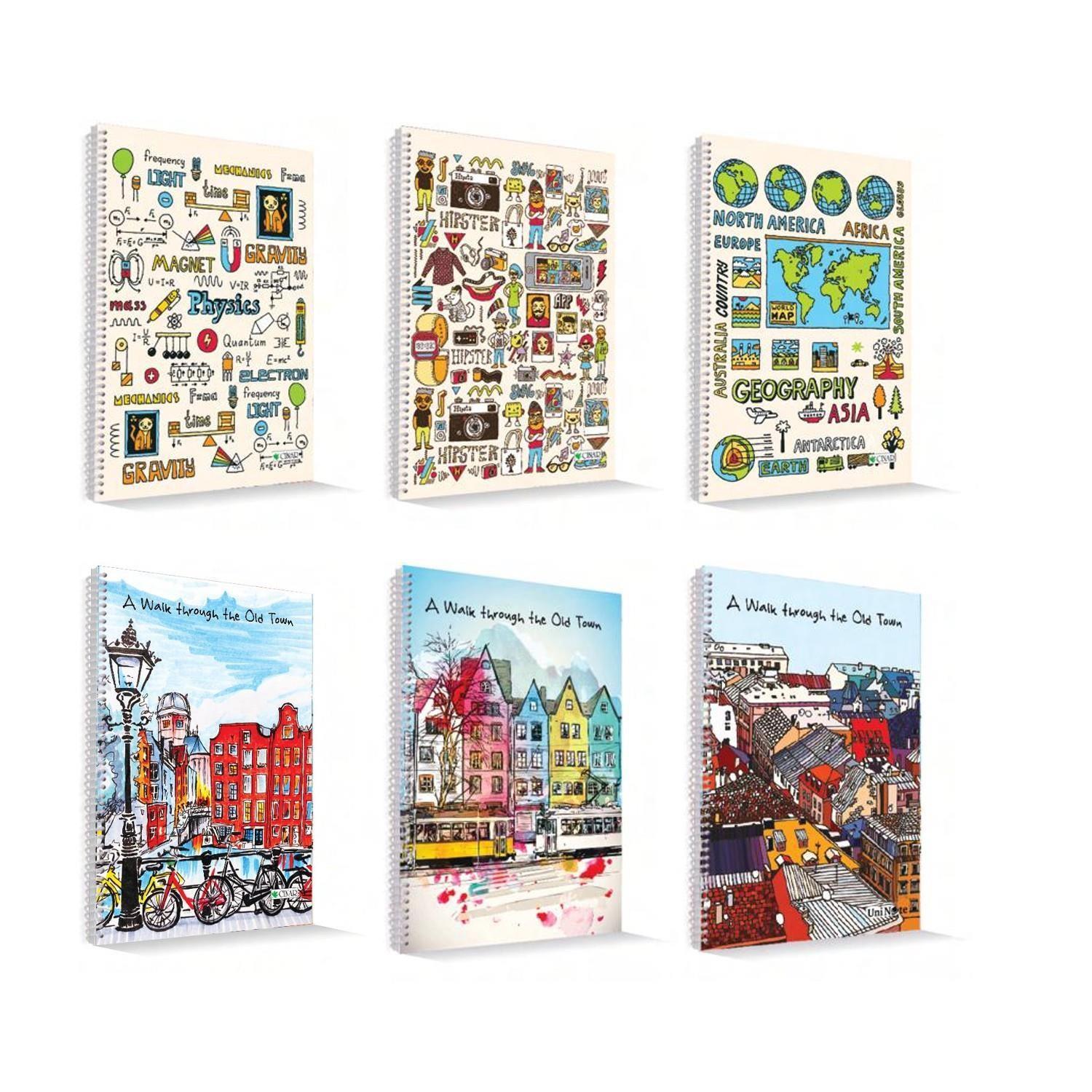 ÇınarÇınar A4 72 Yaprak Karton Kapak Spiralli Defter