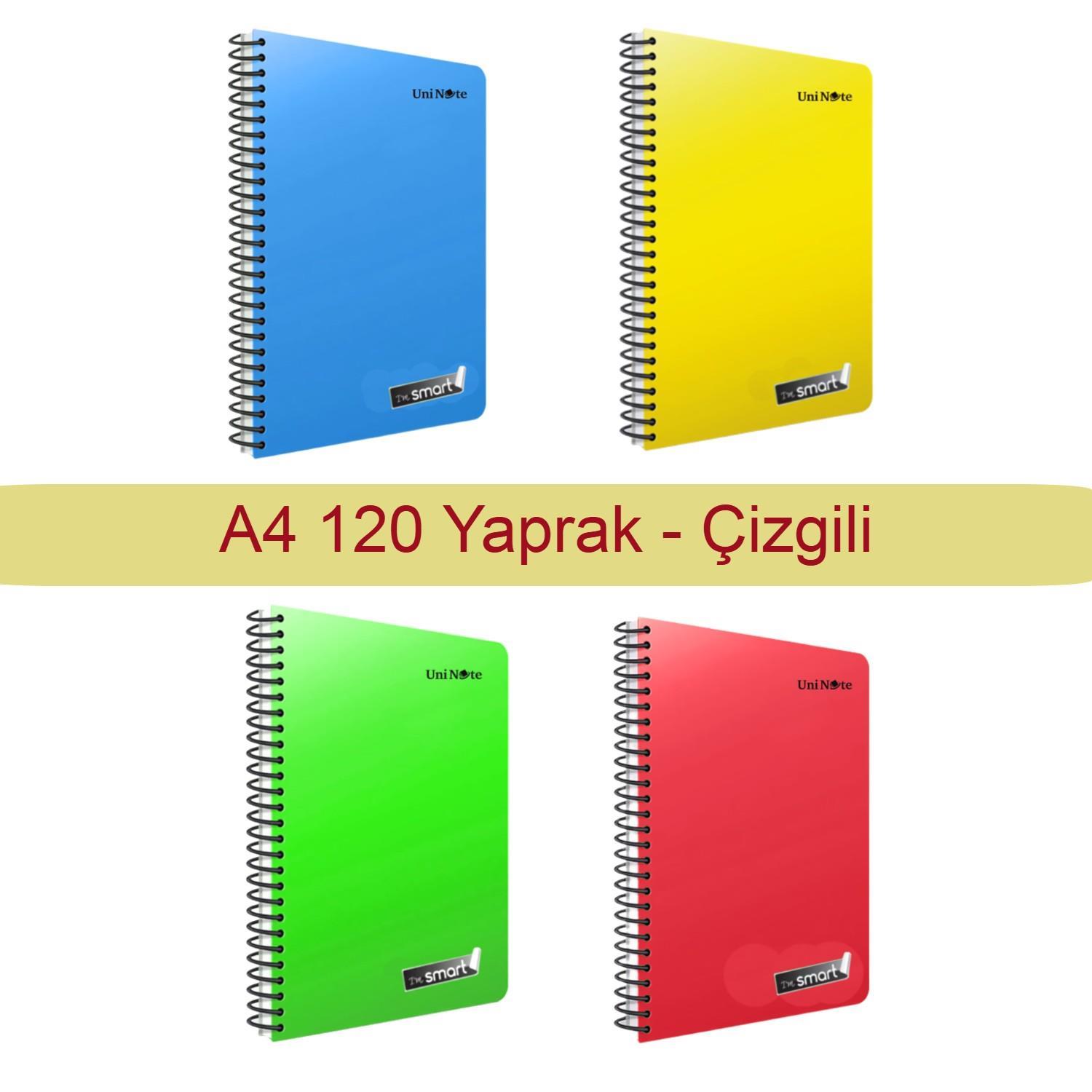ÇınarÇınar Im Smart A4 120 Yaprak Plastik Kapak Spiralli Defter