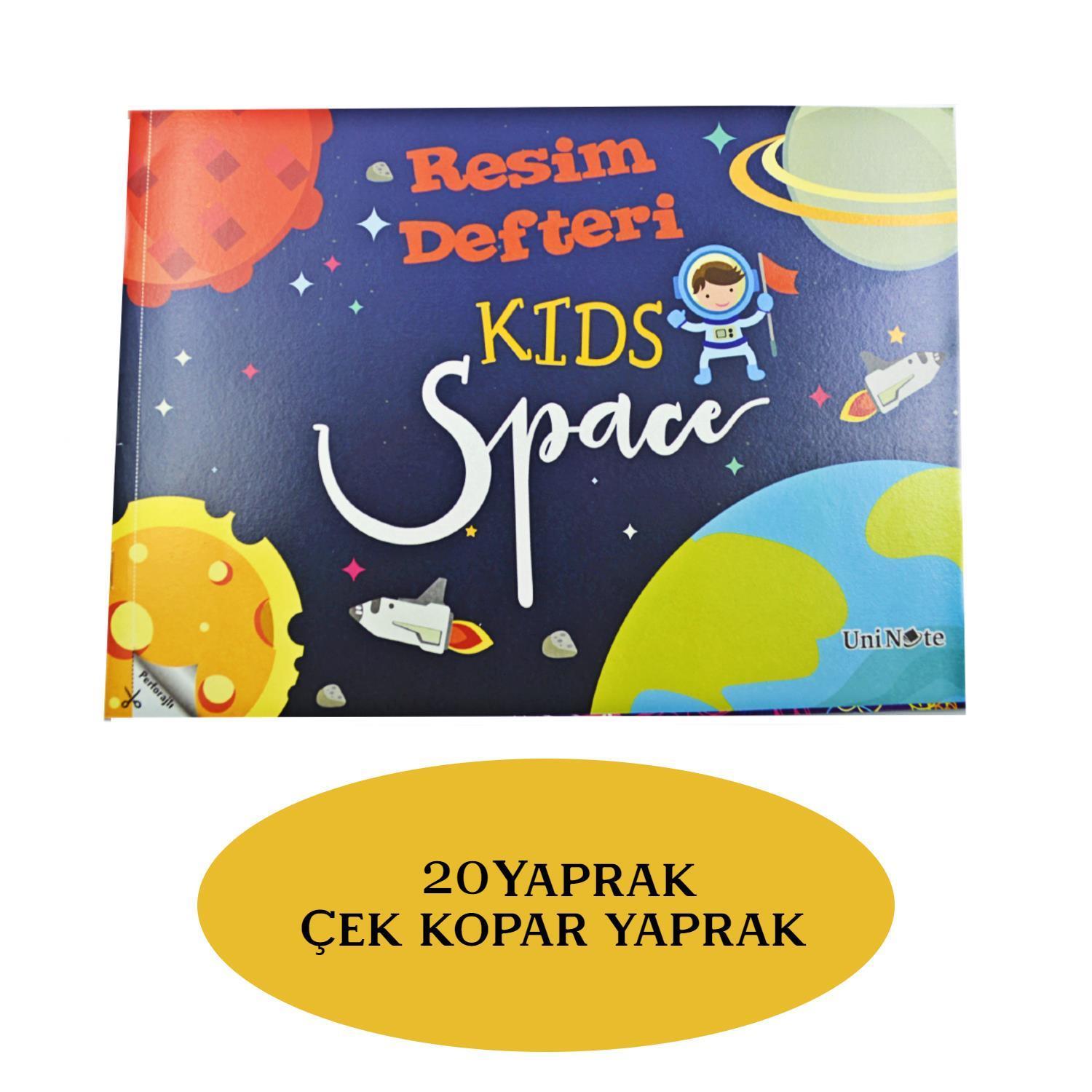 ÇınarÇınar Uninote A4 20 Yaprak Karton Kapak Dikişli Resim Defteri (20000) 1 Adet