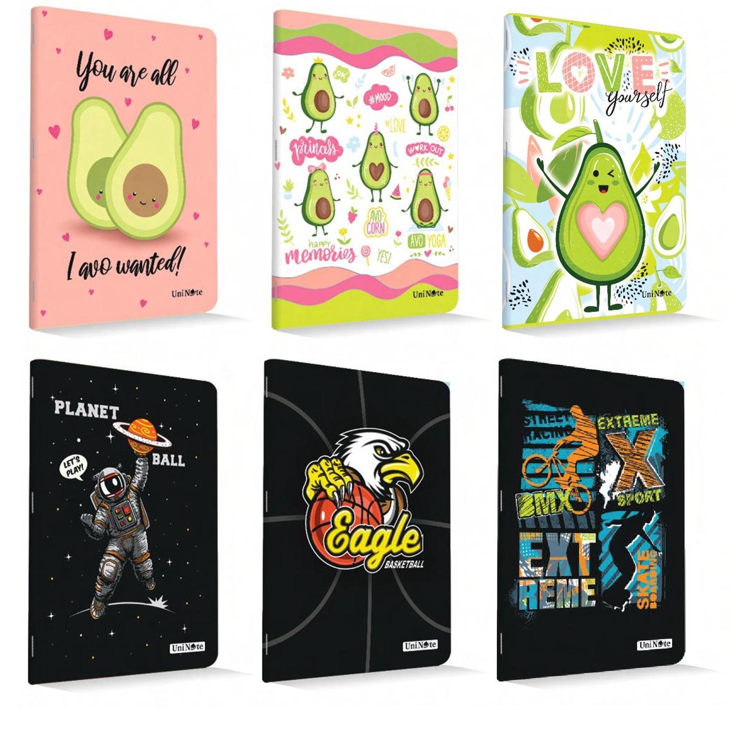 ÇınarÇınar Uninote A4 80 Yaprak Karton Kapak Dikişli Defter