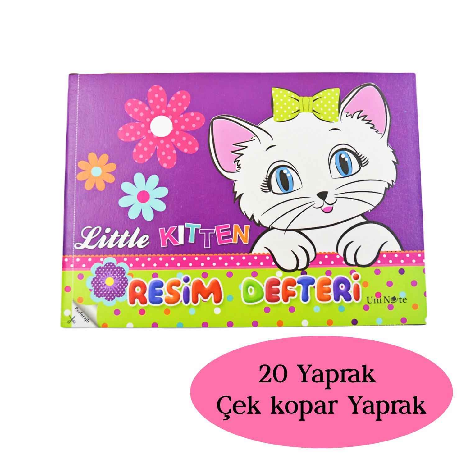 ÇınarÇınar Uninote Resim Defteri Dikişli Küçük Boy A5 20 Yaprak 12 Adet 