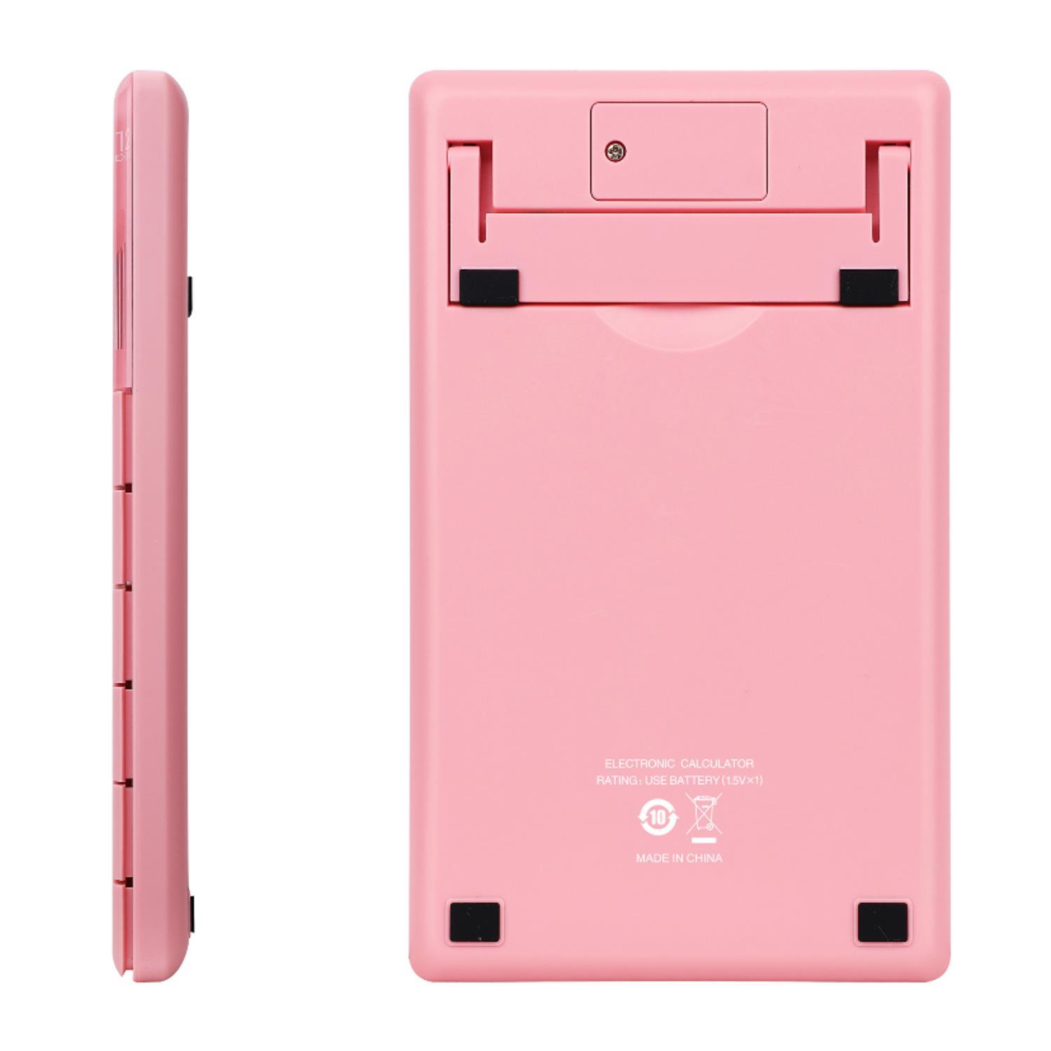 DosyDosy 12 Hane Orta Boy Masaüstü Hesap Makinesi Pembe (EC-5P) GKE