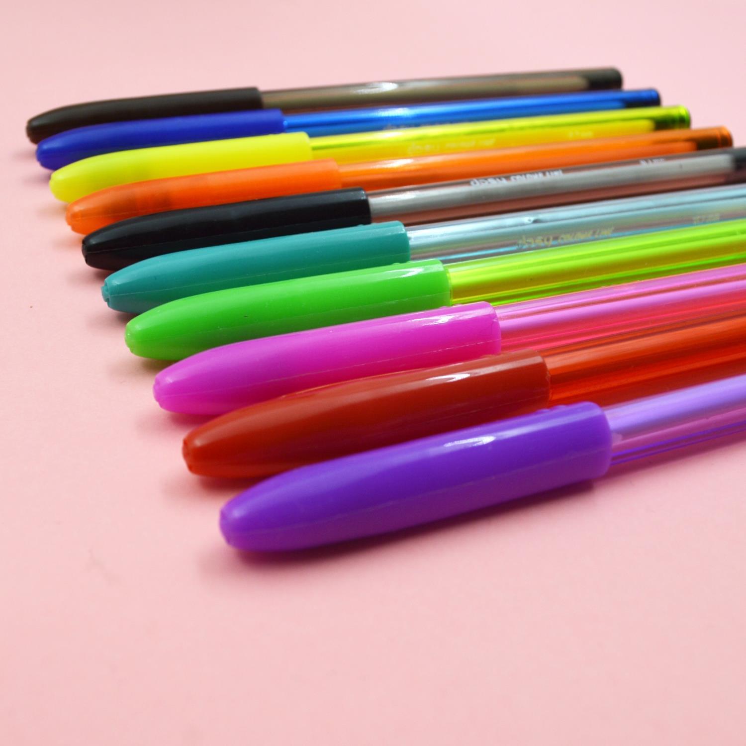 DosyDosy Colorline Tükenmez Kalem 0.7 Mm 10 Lu Set Blisterli