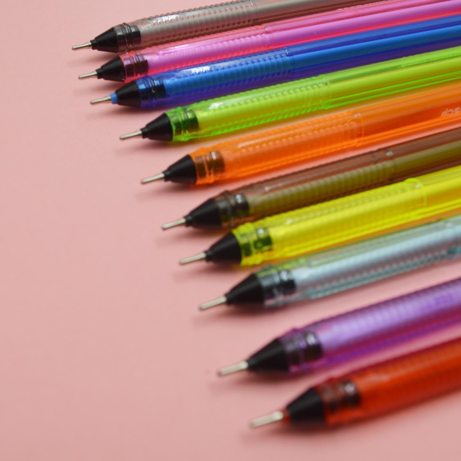 DosyDosy Colorline Tükenmez Kalem 0.7 Mm 10 Lu Set Blisterli