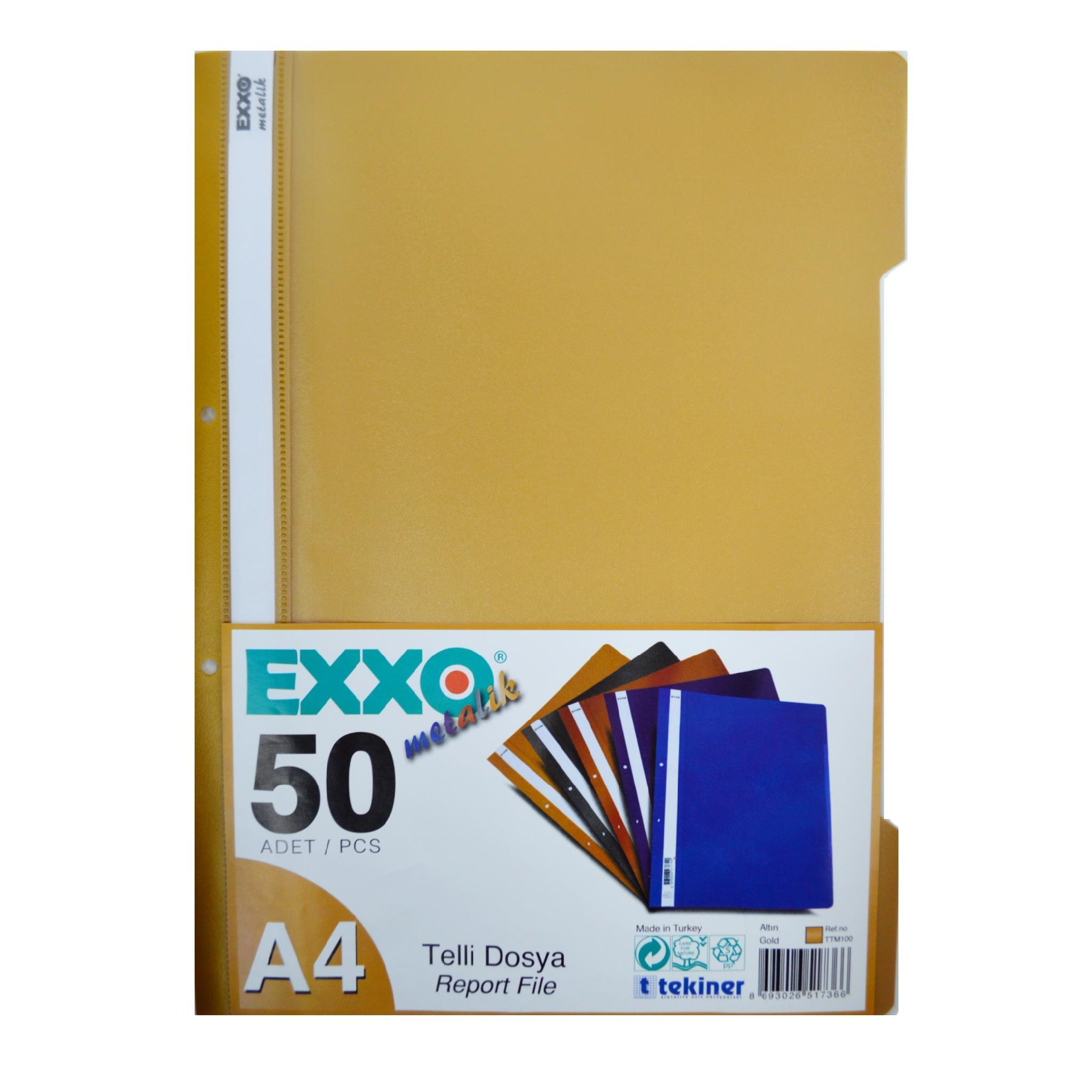 DosyDosy Metalik Telli Dosya 50 li Paket