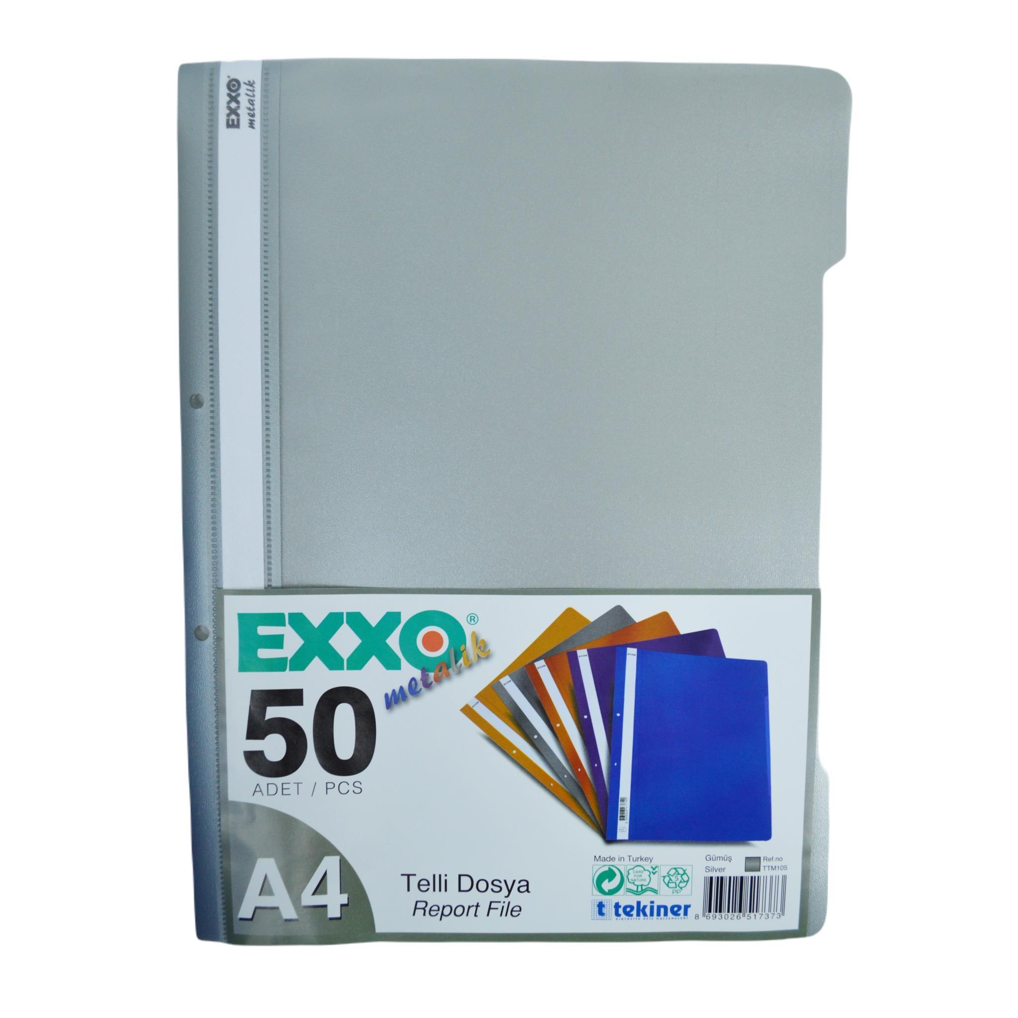 DosyDosy Metalik Telli Dosya 50 li Paket