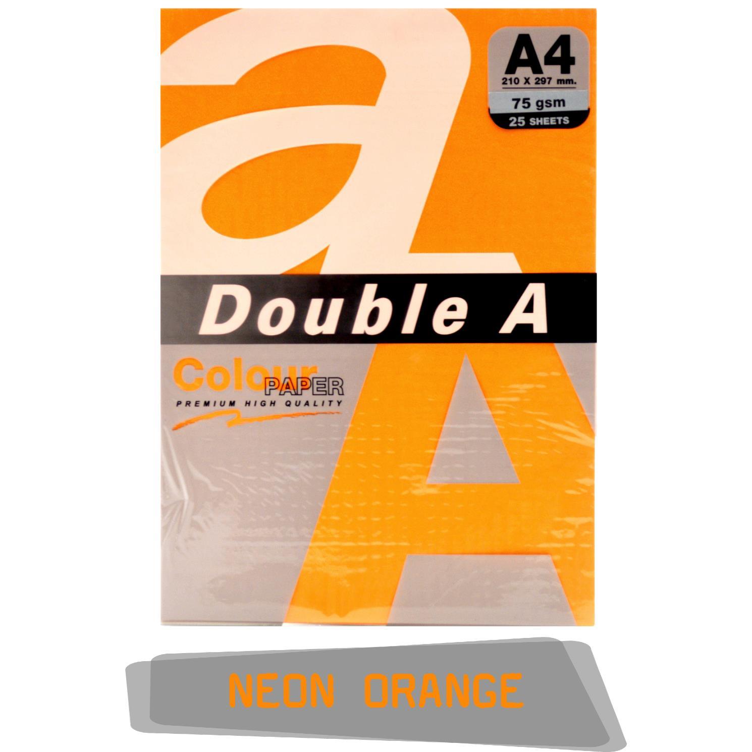Double ADouble A Renkli Fotokopi Kağıdı 25 Li A4 75 gr