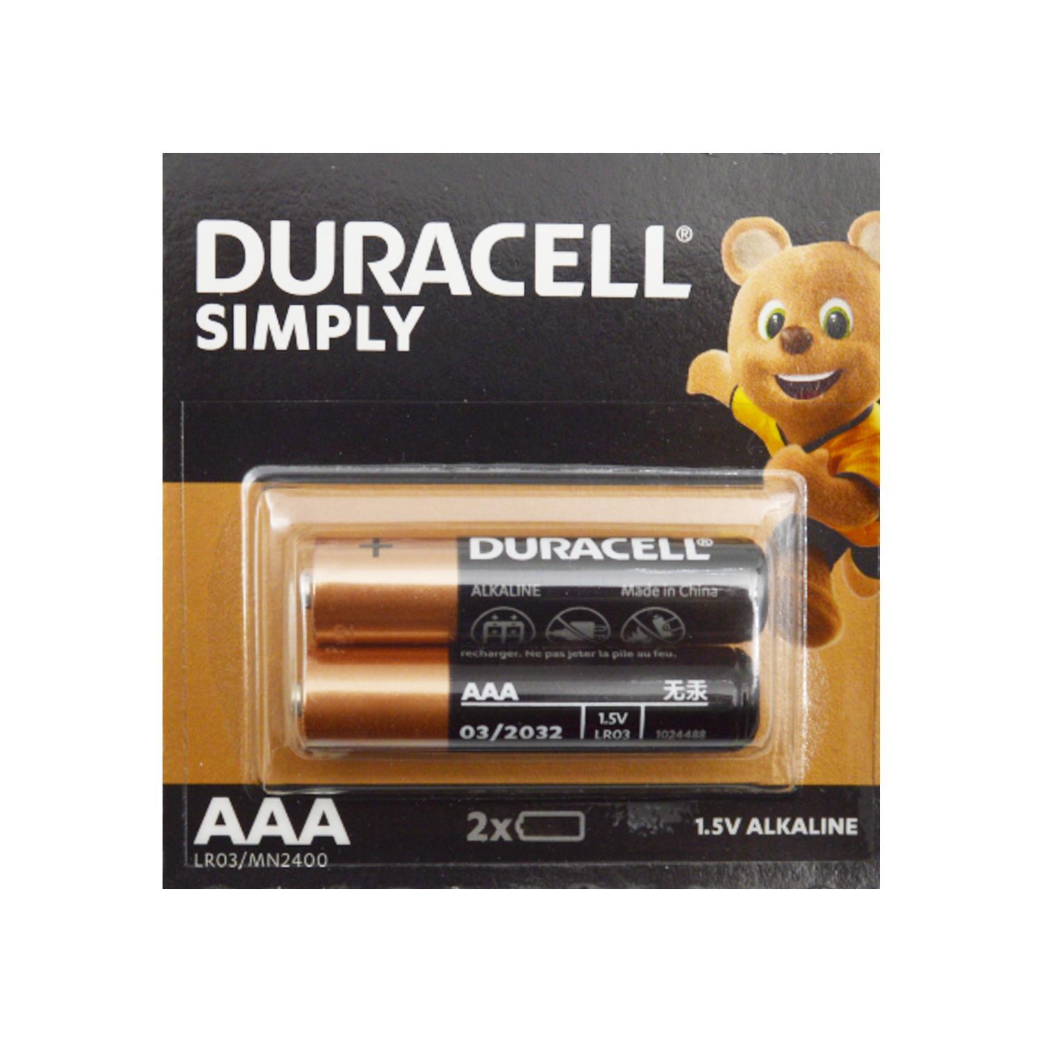 DuracellDuracell Simply Alkalin AAA İnce Pil 2 li