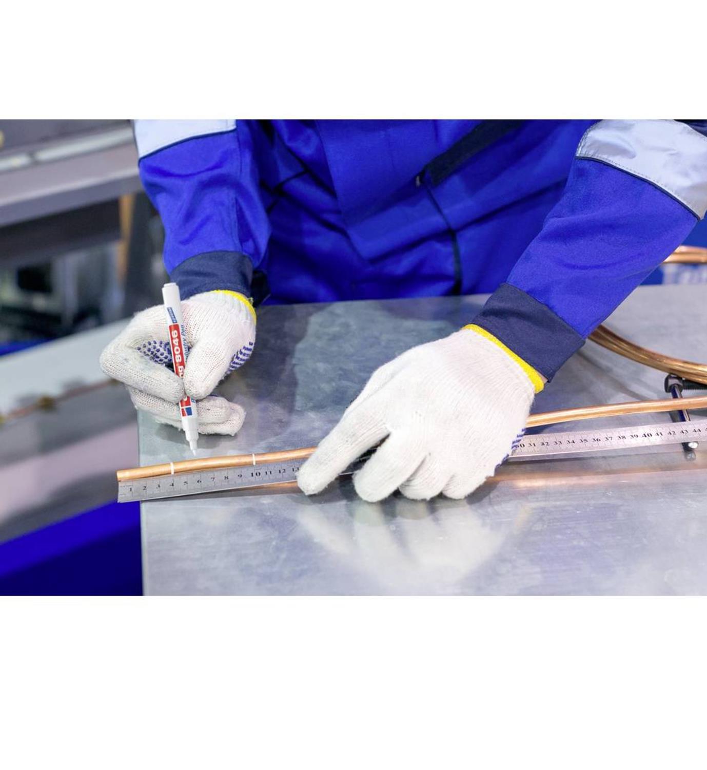 EddingEdding 8046 Yuvarlak Uç 1-3 mm Endüstri Kalemi Beyaz (ED804649)