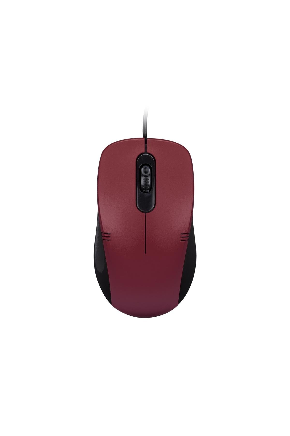 EverestEverest USB 1200dpi Optik Kablolu Mouse Kırmızı (SM-258)