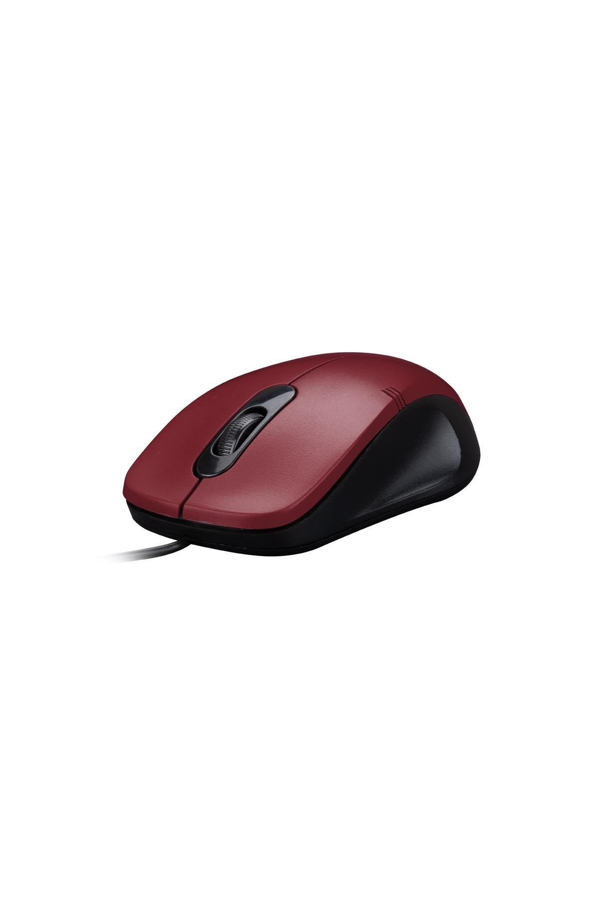 EverestEverest USB 1200dpi Optik Kablolu Mouse Kırmızı (SM-258)