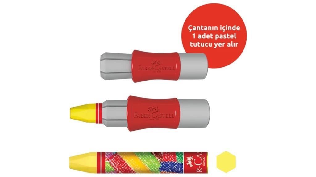 Faber-CastellFaber Castell 18 Renk Çantalı Pastel Boya