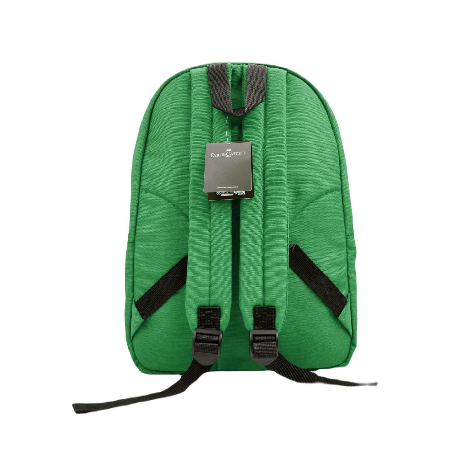 Faber-CastellFaber-Castell Basic 2 Bölmeli Okul Sırt Çantası (23-1) Yeşil