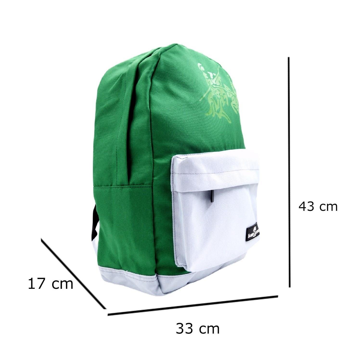 Faber-CastellFaber-Castell Basic 2 Bölmeli Okul Sırt Çantası (23-2) Yeşil-Gri