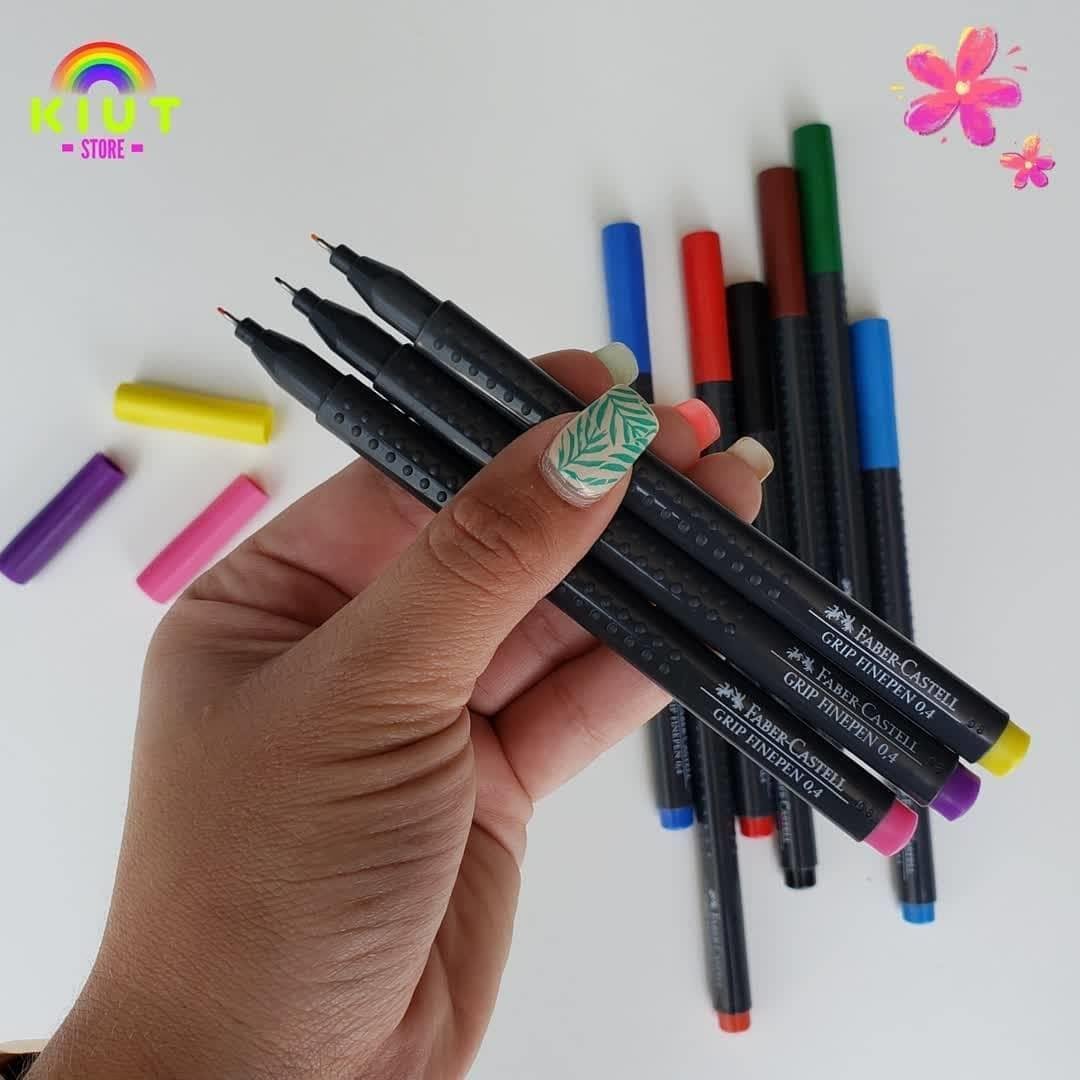 Faber-CastellFaber-Castell Grip Finepen Fineliner 0.4 Keçe Uçlu Kalem