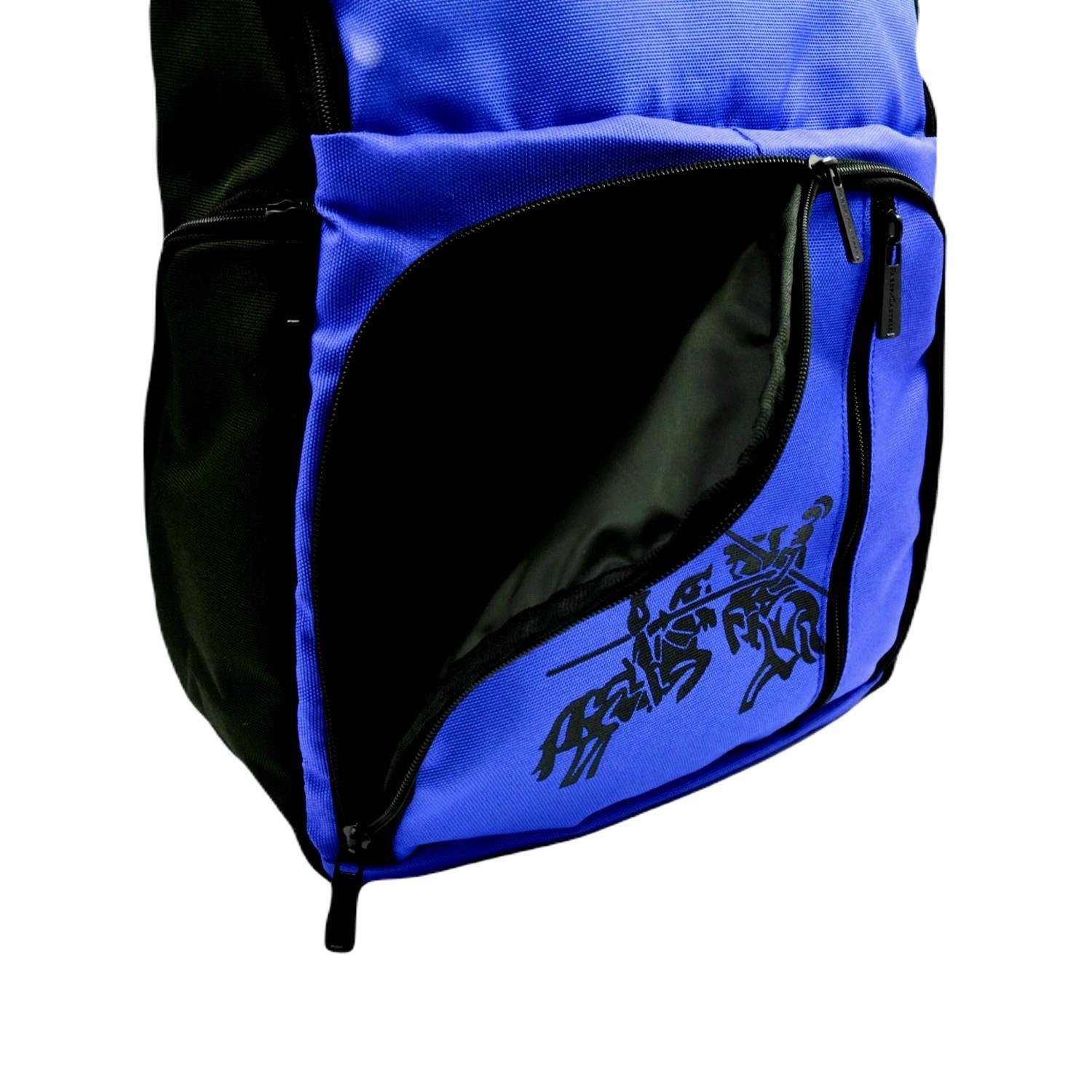 Faber-CastellFaber-Castell King Laptop Bölmeli 5 Gözlü Okul Sırt Çantası (23-1) Mavi-Siyah