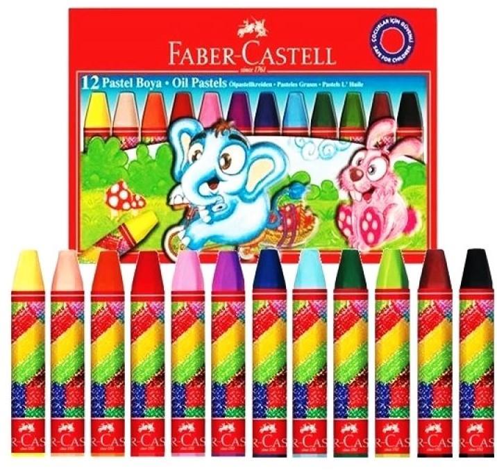 Faber-CastellFaber Castell Pastel Boya Karton Kutu 12 Renk